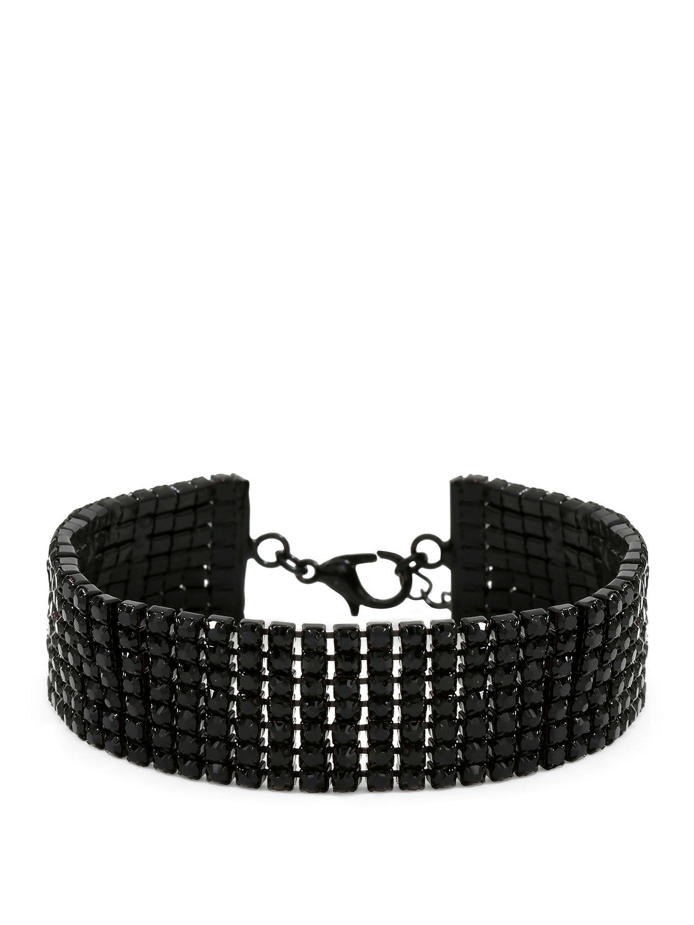 Mood Jet Crystal Bracelet