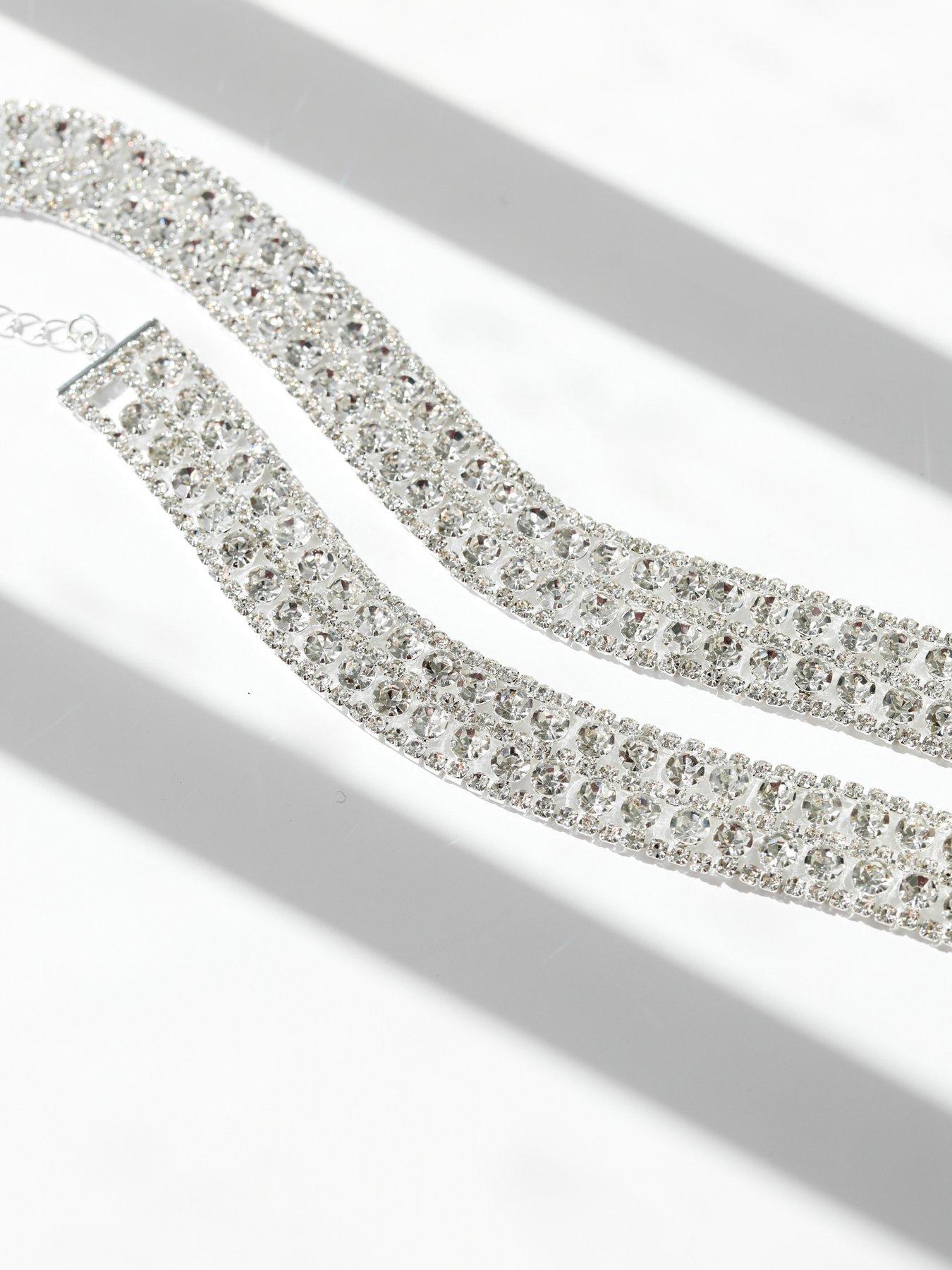  image of mood-silver-crystal-mixed-stone-bracelet