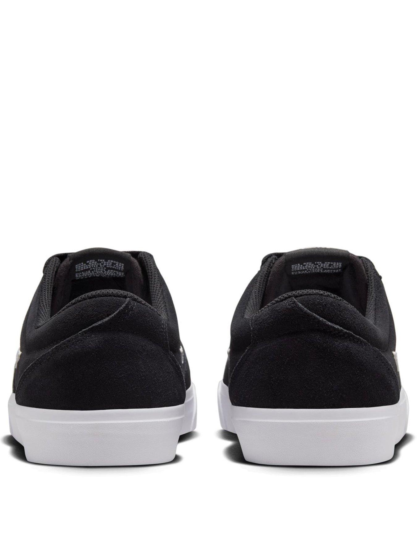  image of nike-mens-charge-suede-trainers-black