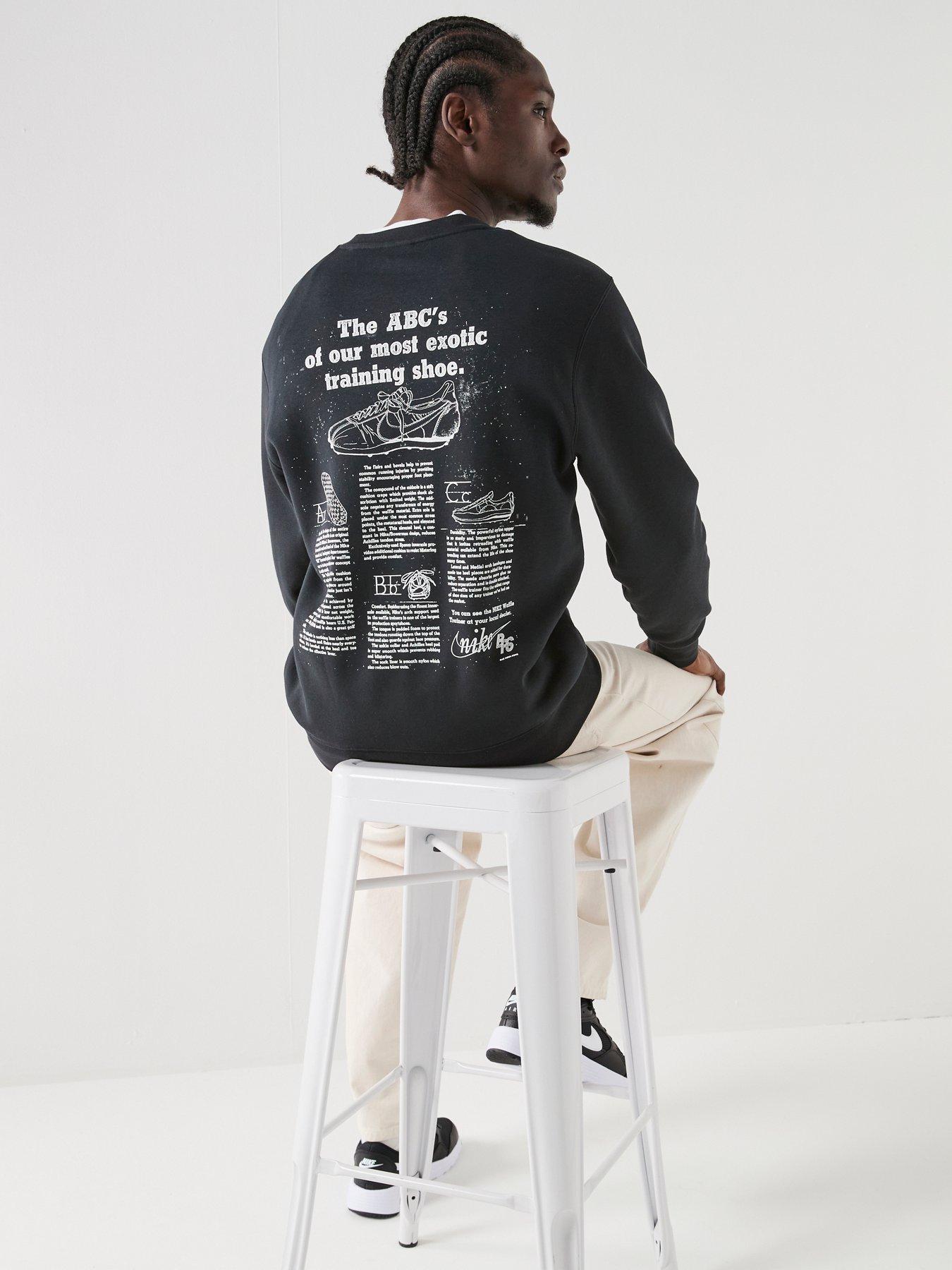 Image 1 of 7 of Nike Men's Fleece Crew-Neck Sweatshirt