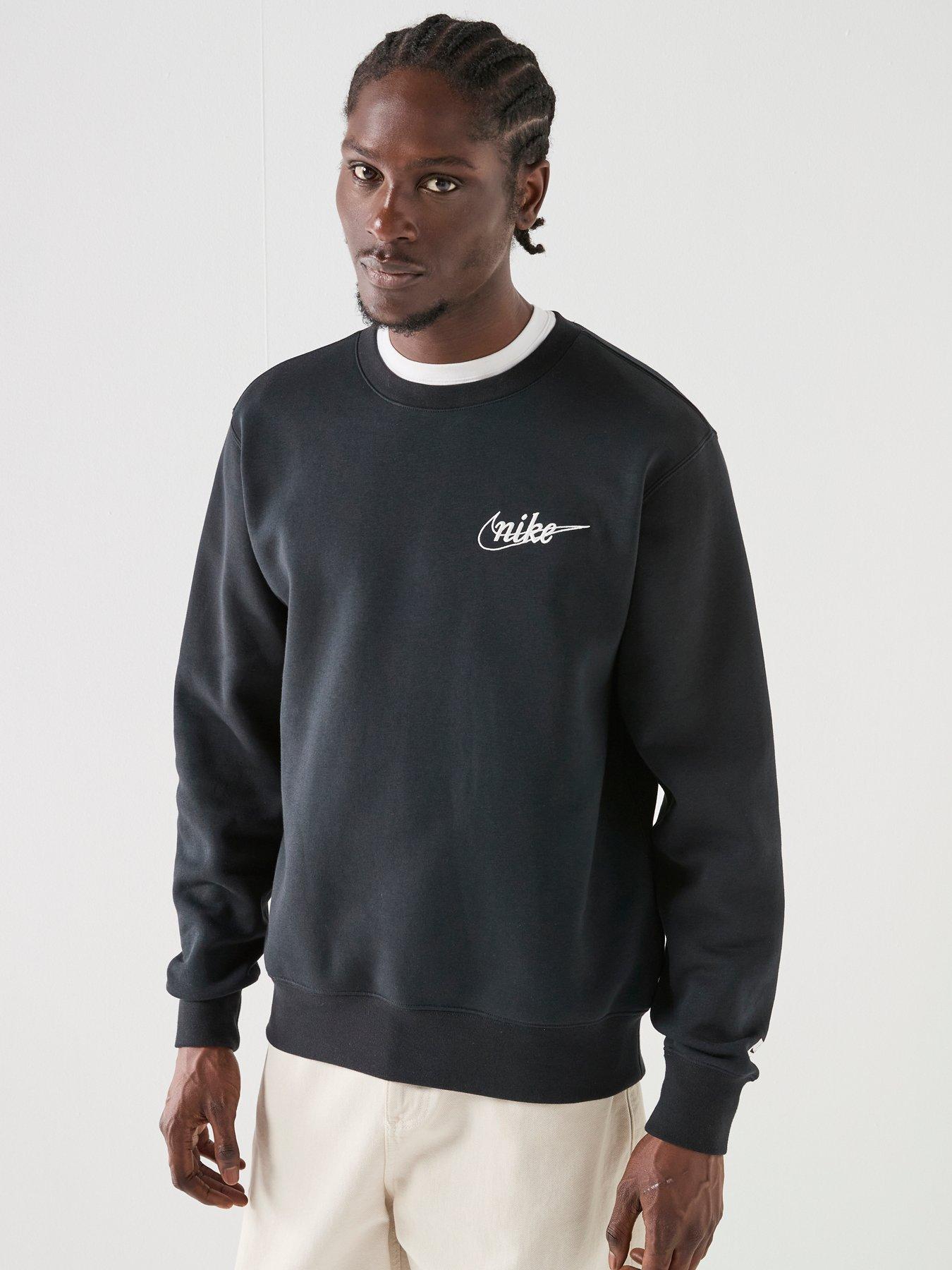 Image 2 of 7 of Nike Men's Fleece Crew-Neck Sweatshirt