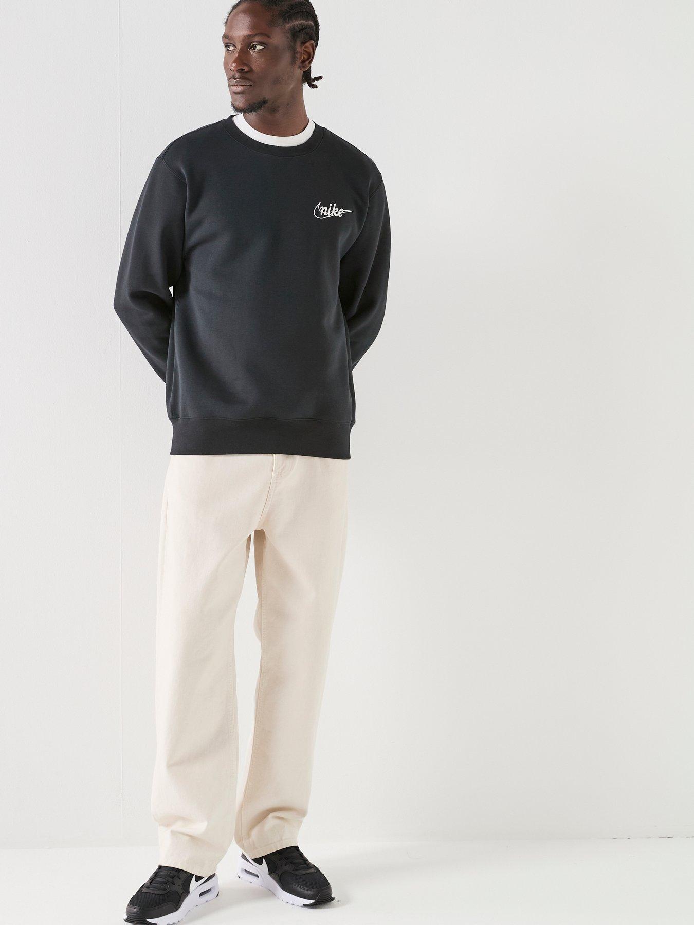 Image 3 of 7 of Nike Men's Fleece Crew-Neck Sweatshirt