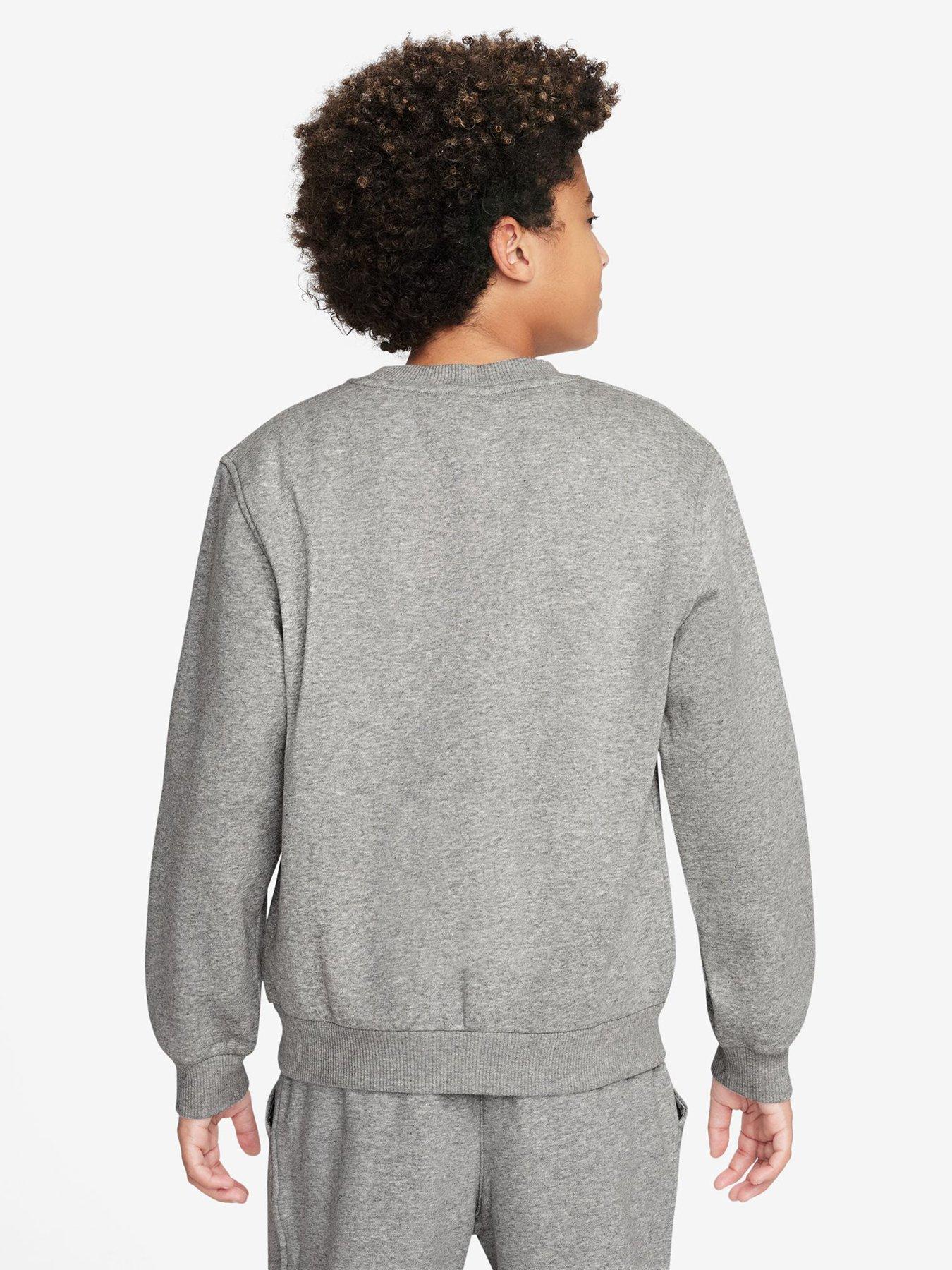 Image 2 of 5 of Nike Big Kids Sportswear Club Sweatshirt - Black