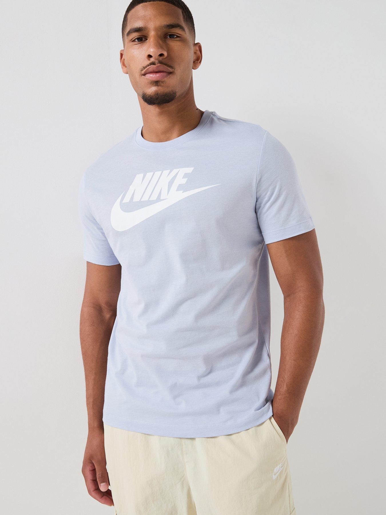 Nike Mens Sportswear Icon Futura T-Shirt - Grey