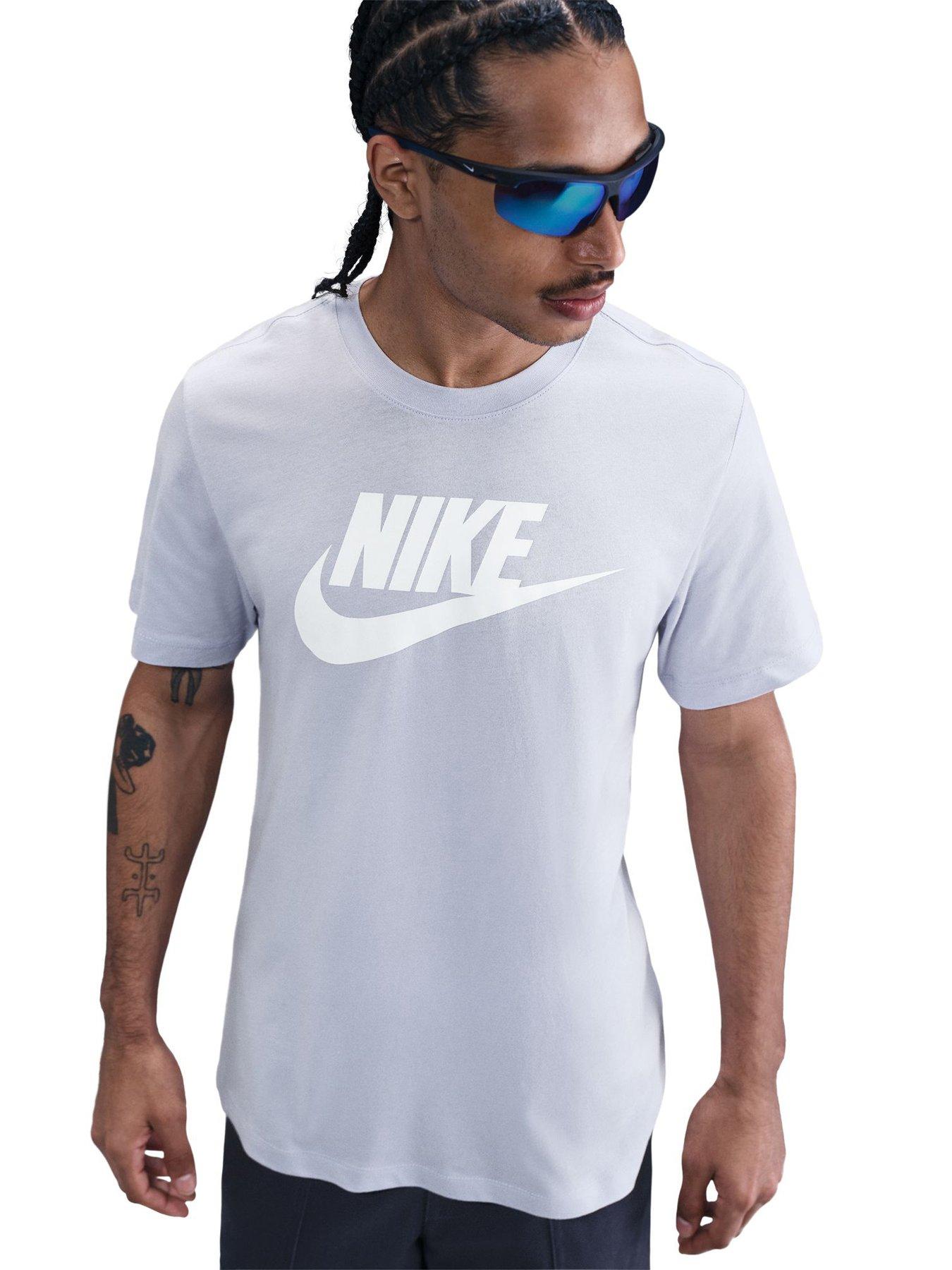 Image 1 of 5 of Nike Mens Sportswear Icon Futura T-Shirt - Grey