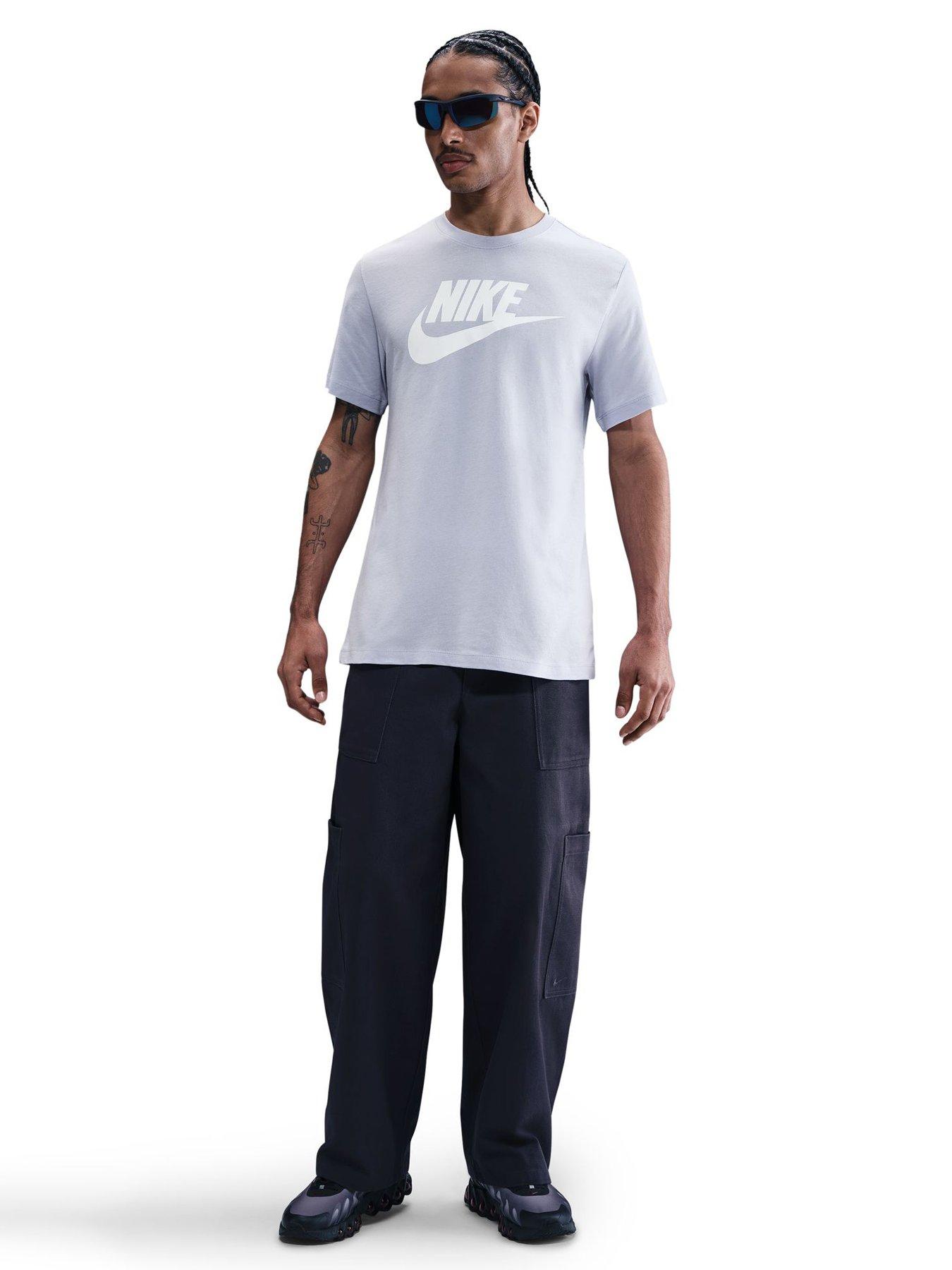 Image 3 of 5 of Nike Mens Sportswear Icon Futura T-Shirt - Grey