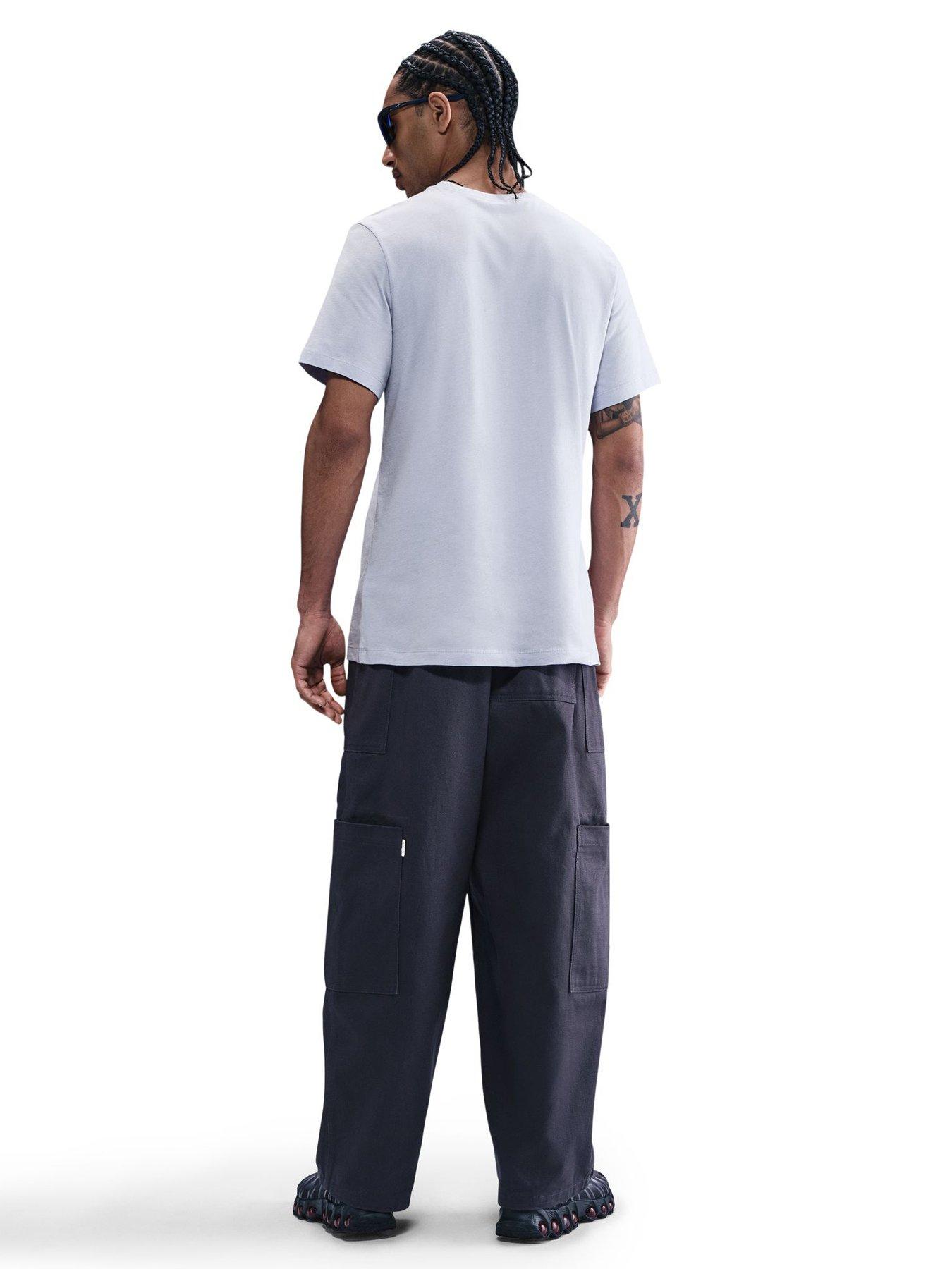 Image 4 of 5 of Nike Mens Sportswear Icon Futura T-Shirt - Grey