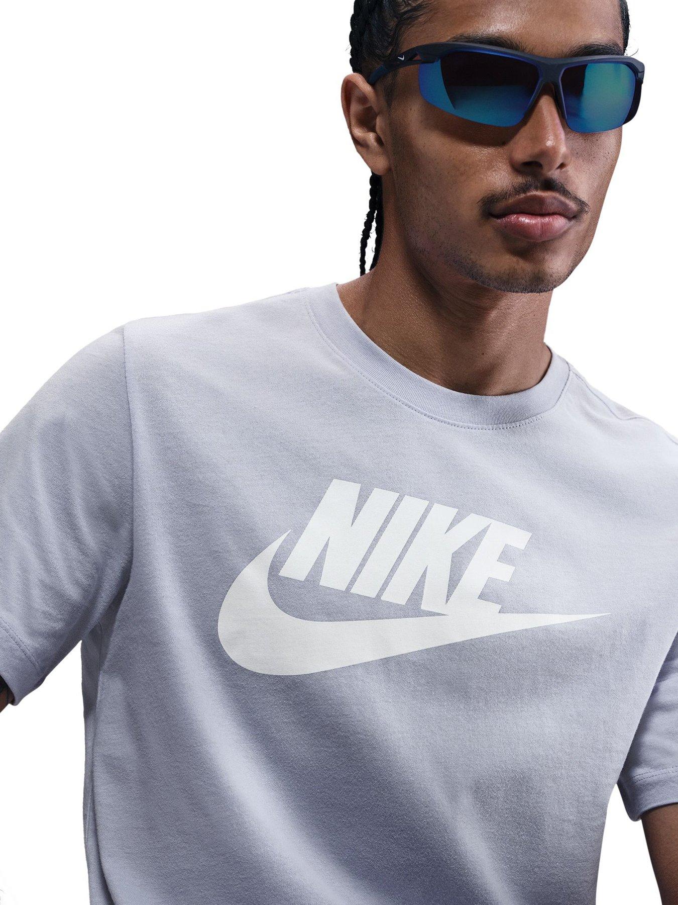 Image 5 of 5 of Nike Mens Sportswear Icon Futura T-Shirt - Grey
