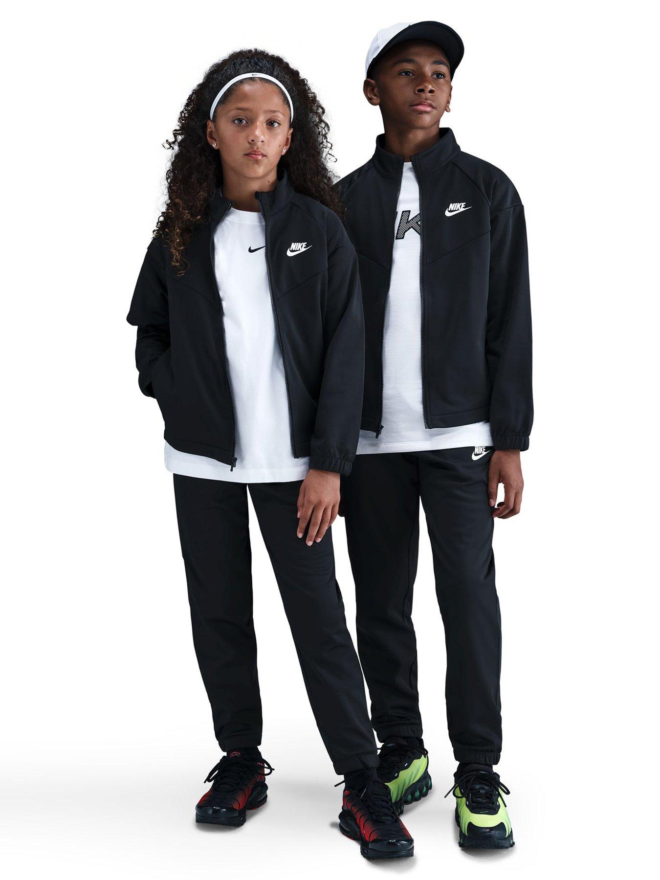 Image 3 of 6 of Nike Big Kids Sportswear Dri-FIT Tracksuit - Black