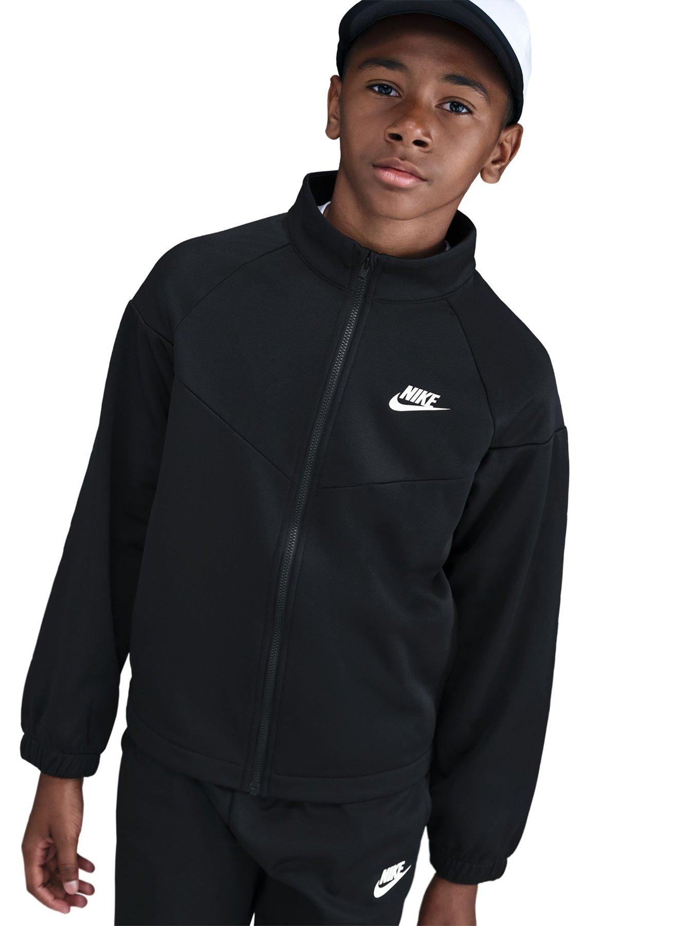 Image 4 of 6 of Nike Big Kids Sportswear Dri-FIT Tracksuit - Black