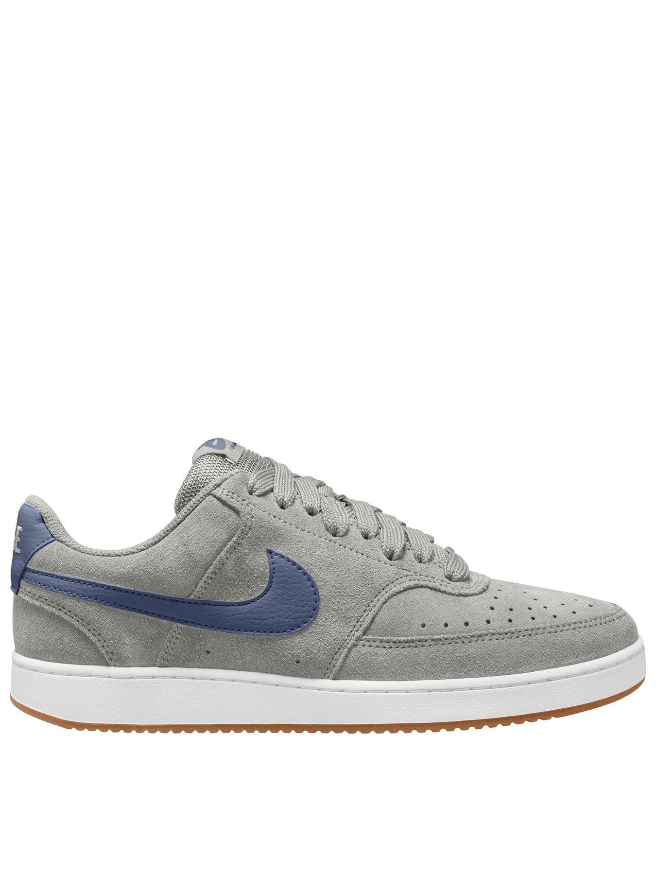 Nike Mens Court Vision Low Trainers - Grey