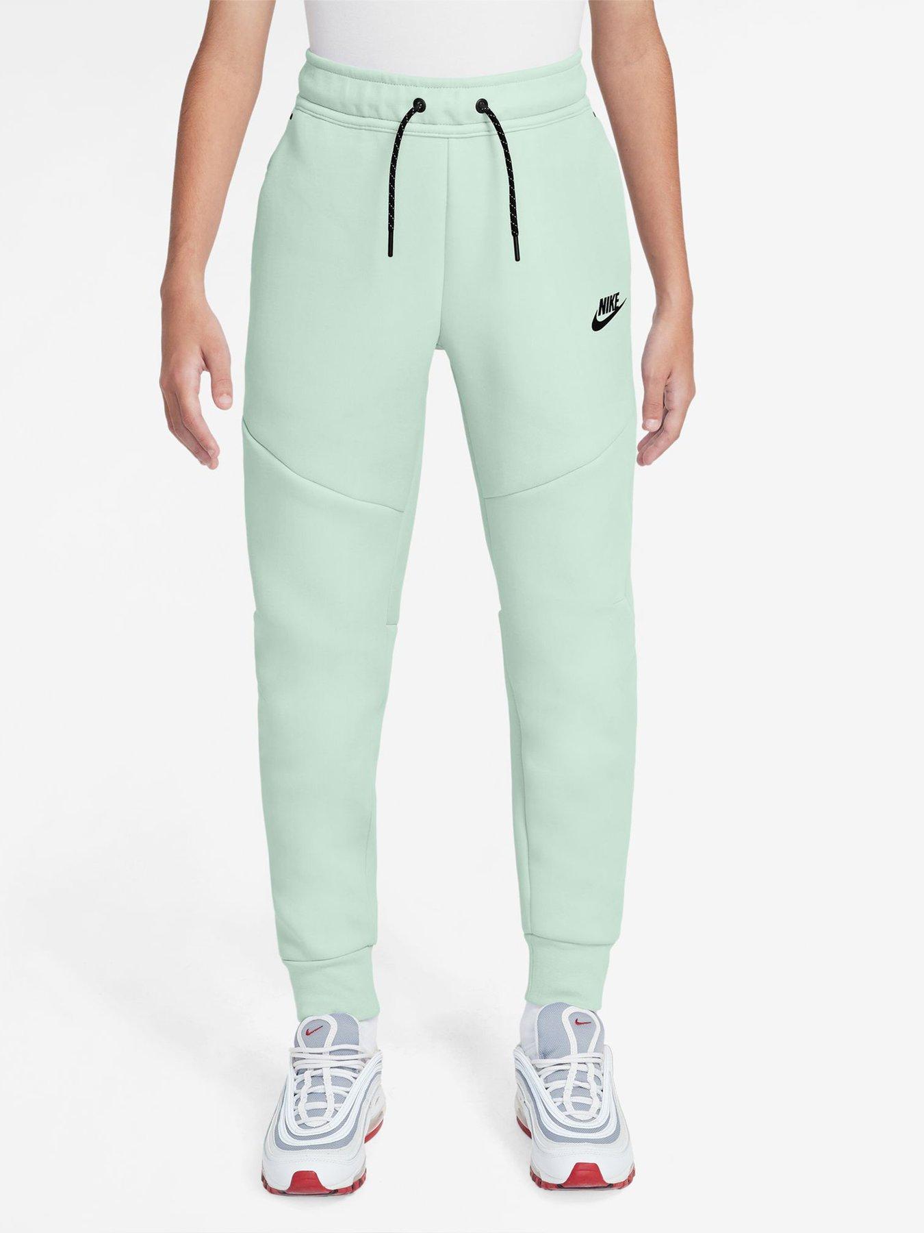 Nike Big Kids Tech Fleece Joggers - Green