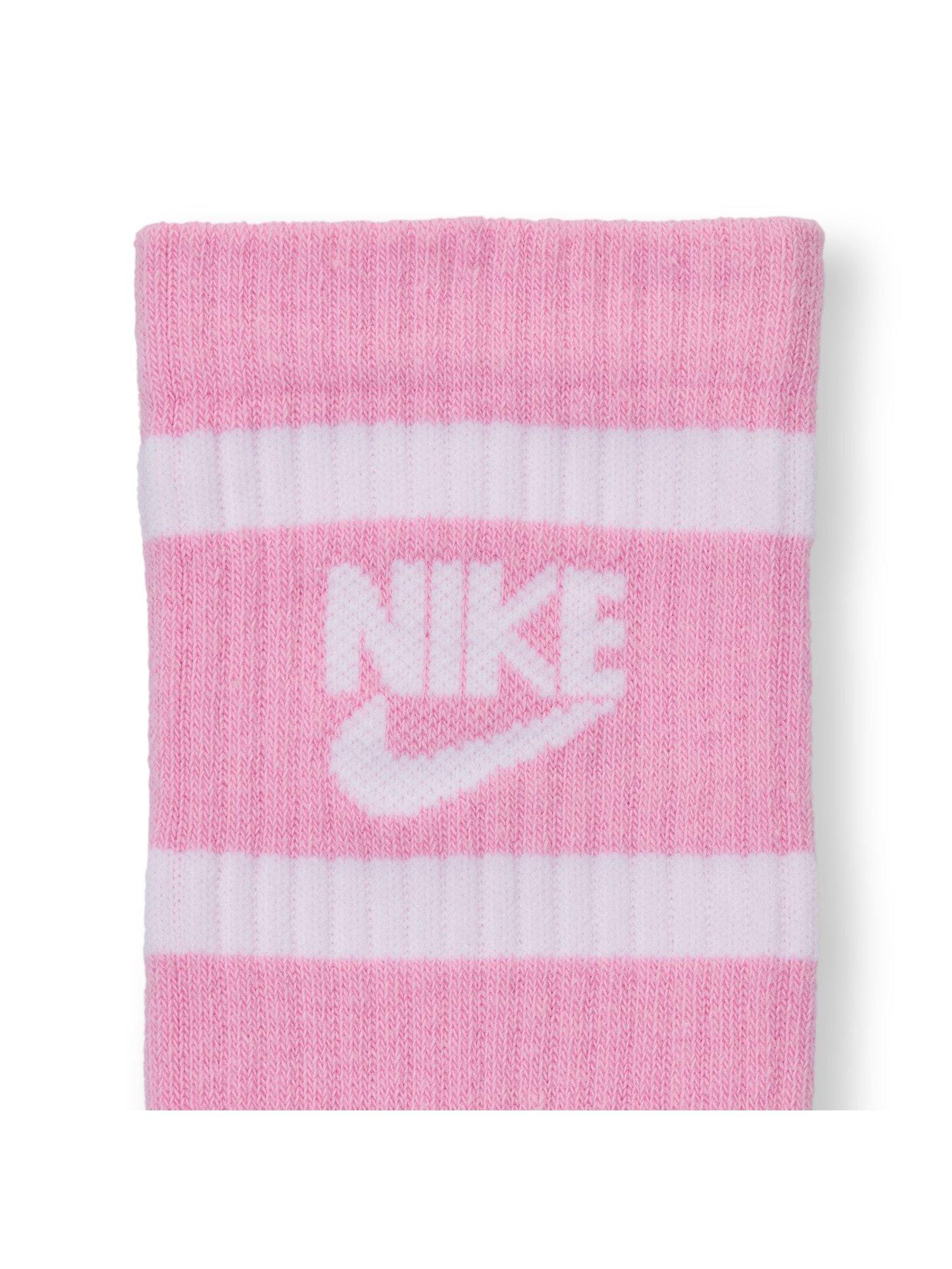 Image 5 of 5 of Nike Kids Everyday Cushioned Crew Socks 6 Pack - White