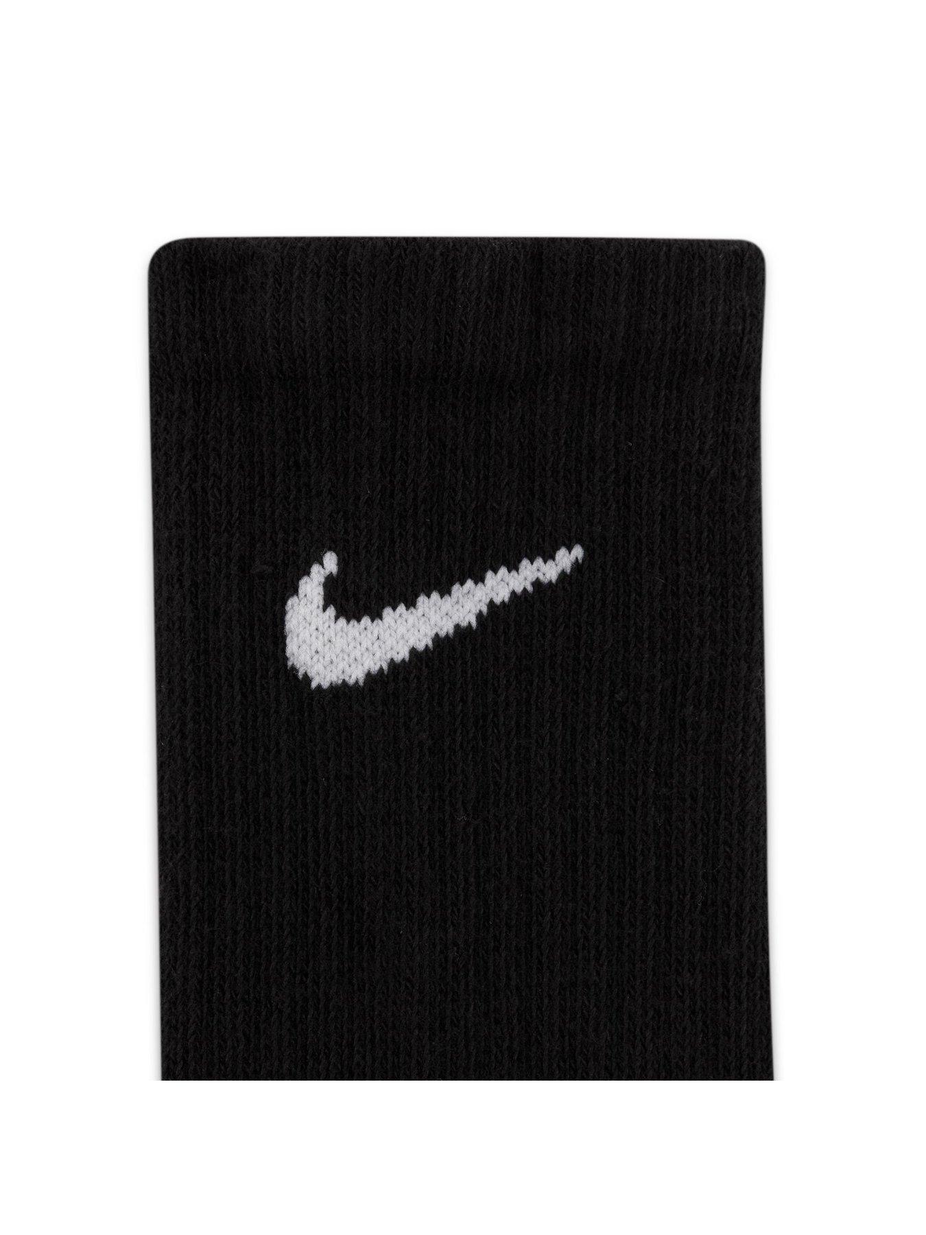 Image 7 of 7 of Nike Kids Everyday Cushioned Crew Socks 6 Pack - Black