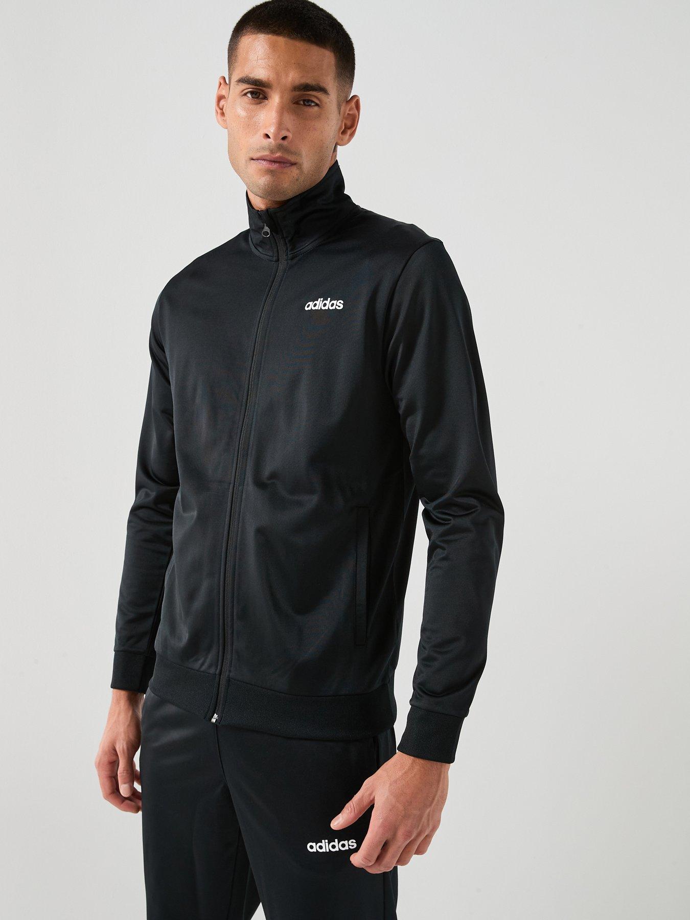 Image 1 of 6 of adidas Sportswear Men's Linear Tracksuit - Black