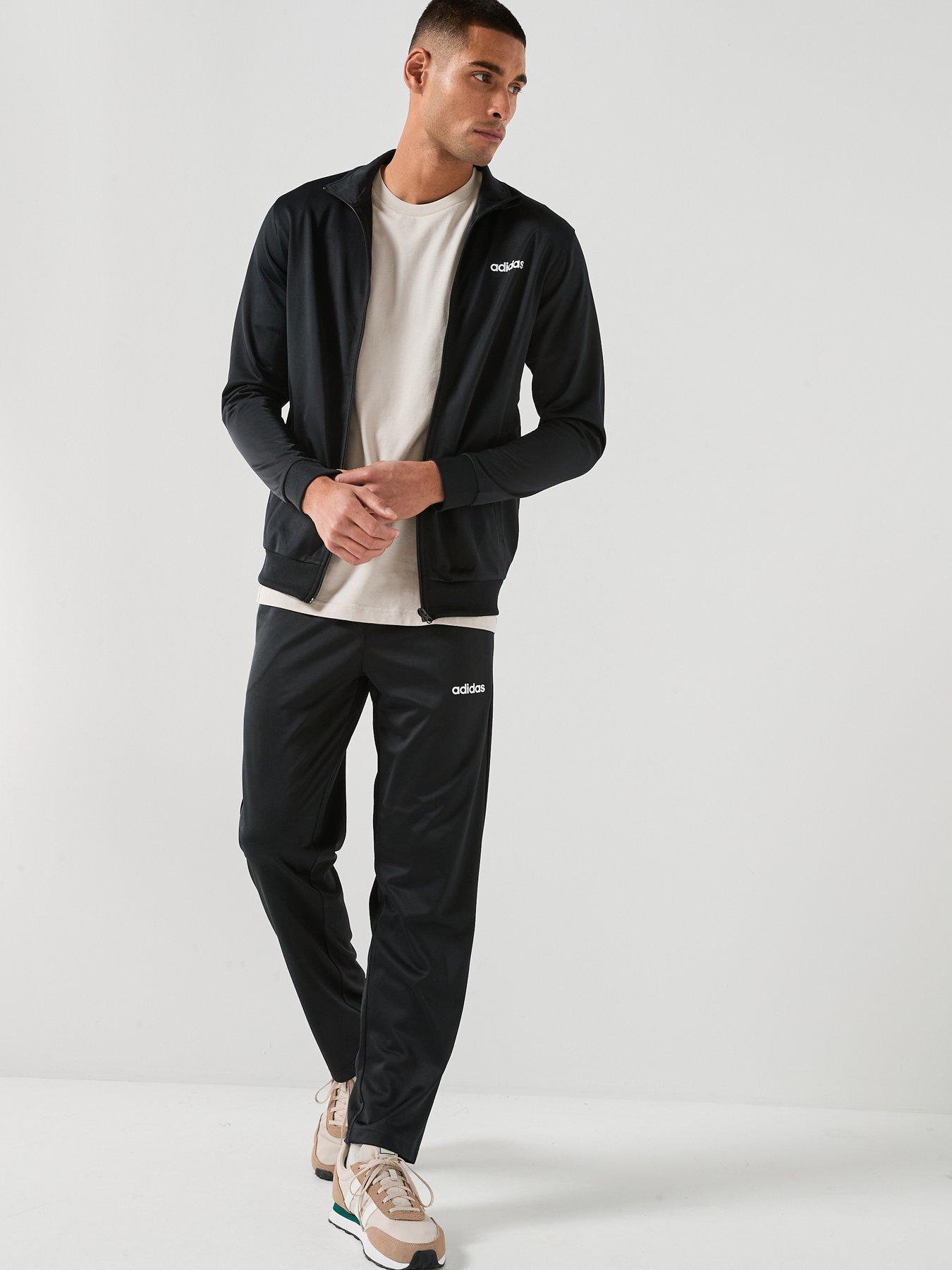 Image 3 of 6 of adidas Sportswear Men's Linear Tracksuit - Black