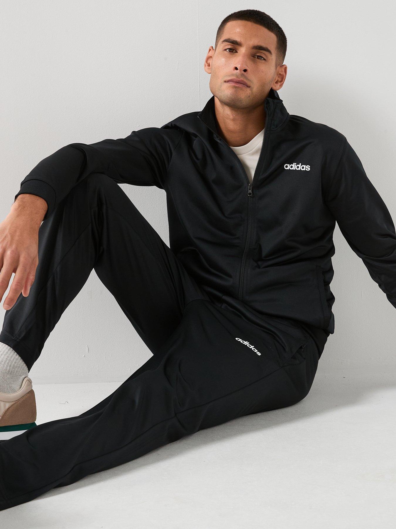 Image 5 of 6 of adidas Sportswear Men's Linear Tracksuit - Black