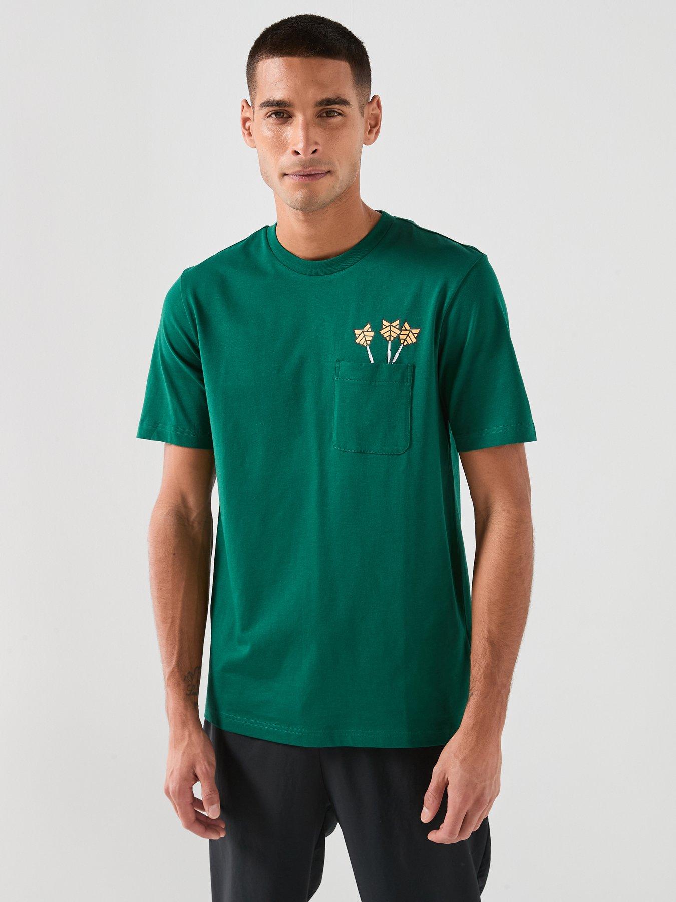 Image 1 of 6 of adidas Sportswear Men's Novelty Dart Graphic T-shirt - Green