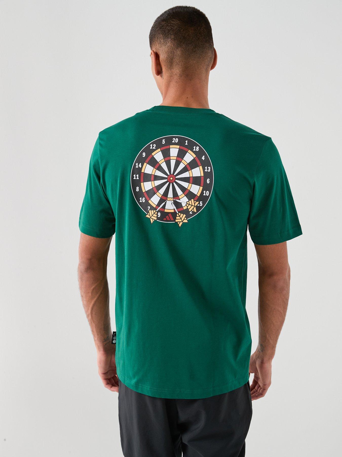 Image 2 of 6 of adidas Sportswear Men's Novelty Dart Graphic T-shirt - Green