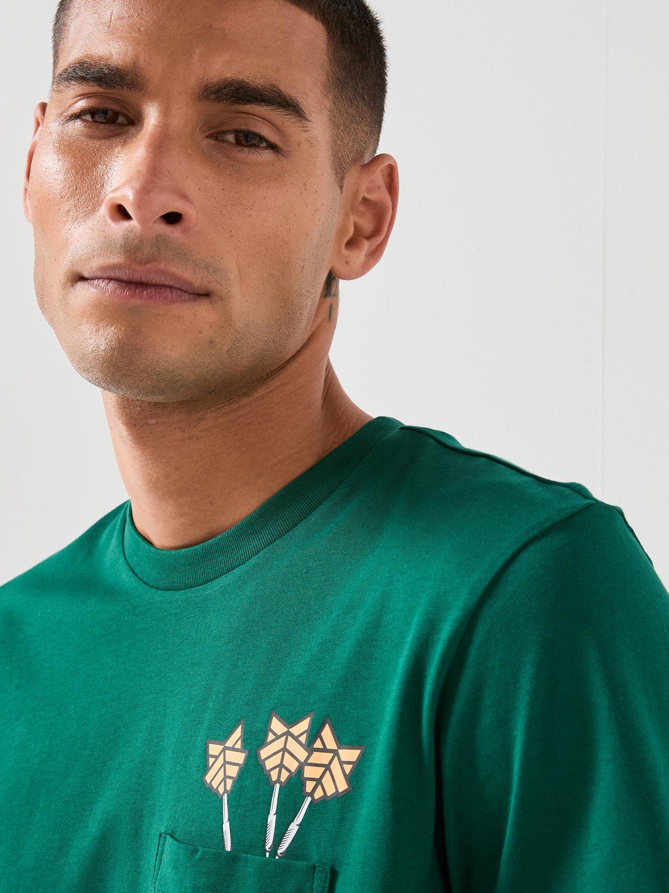 Image 4 of 6 of adidas Sportswear Men's Novelty Dart Graphic T-shirt - Green
