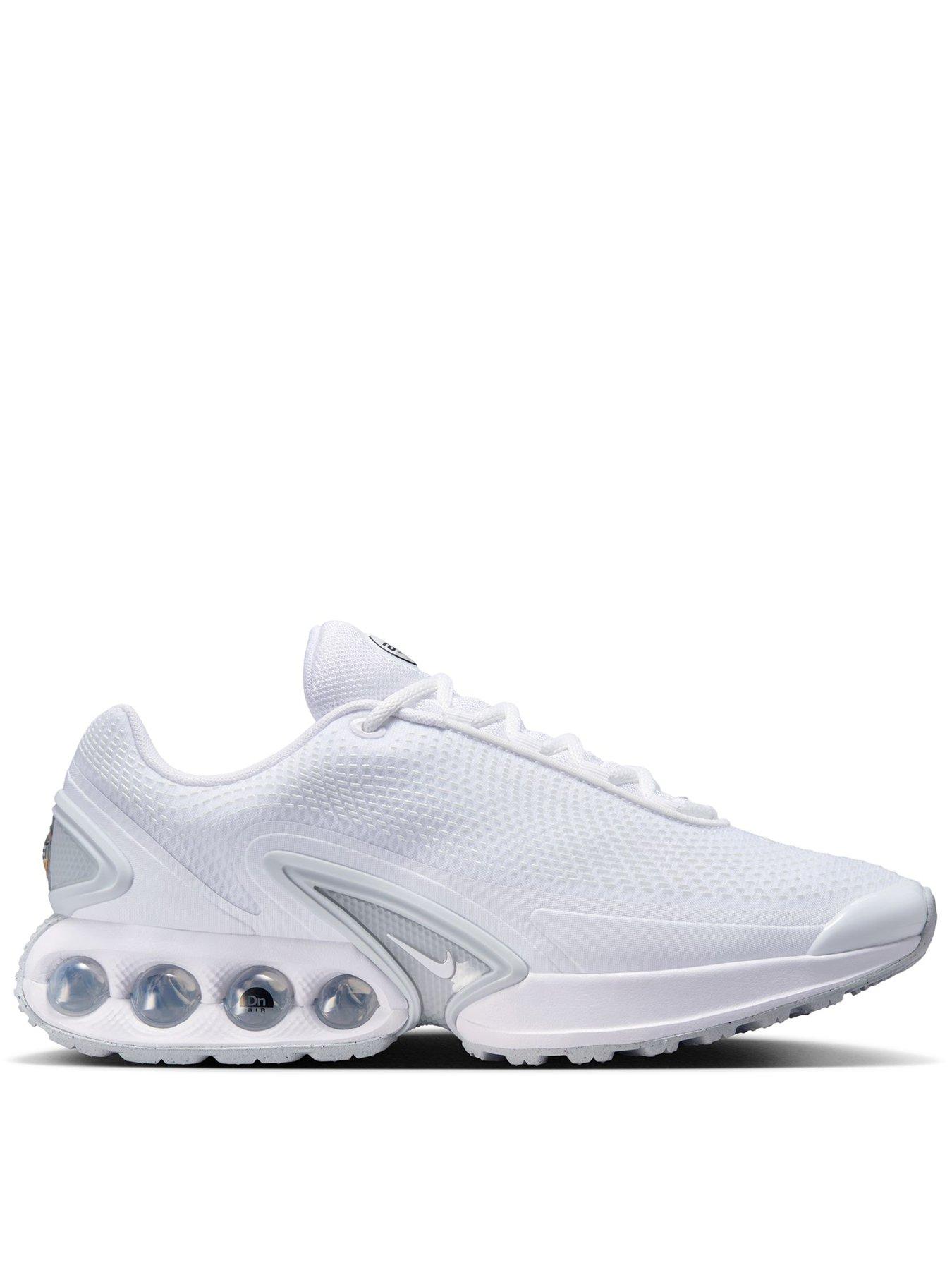 front image of nike-mens-air-max-dn-trainers-white