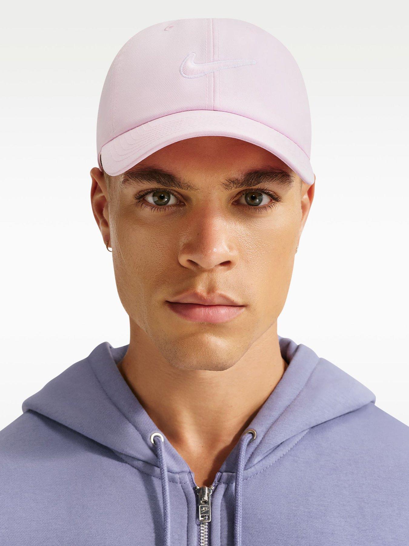 Image 1 of 6 of Nike Mens Club Unstructured Swoosh Cap - Pink