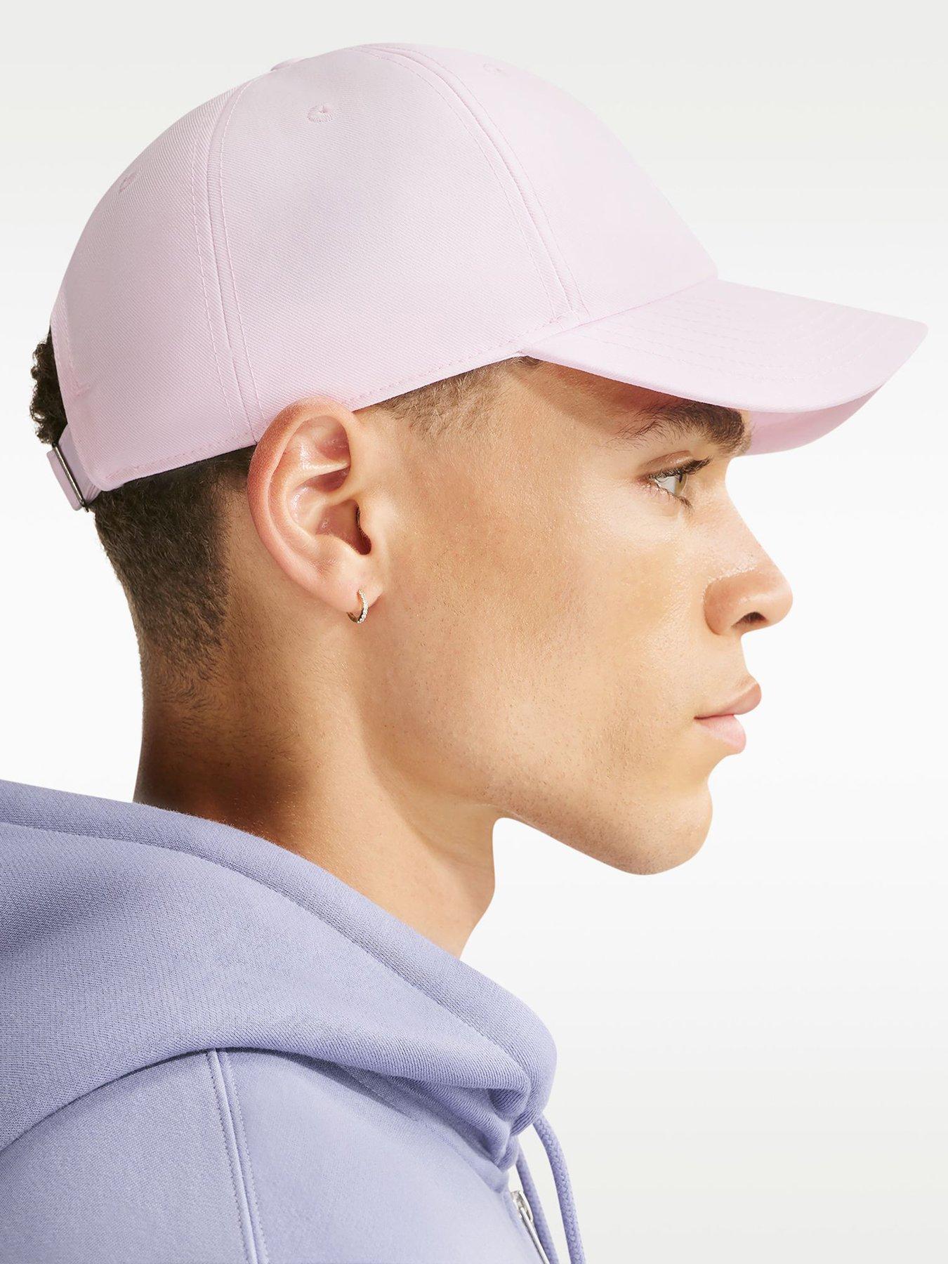 Image 2 of 6 of Nike Mens Club Unstructured Swoosh Cap - Pink