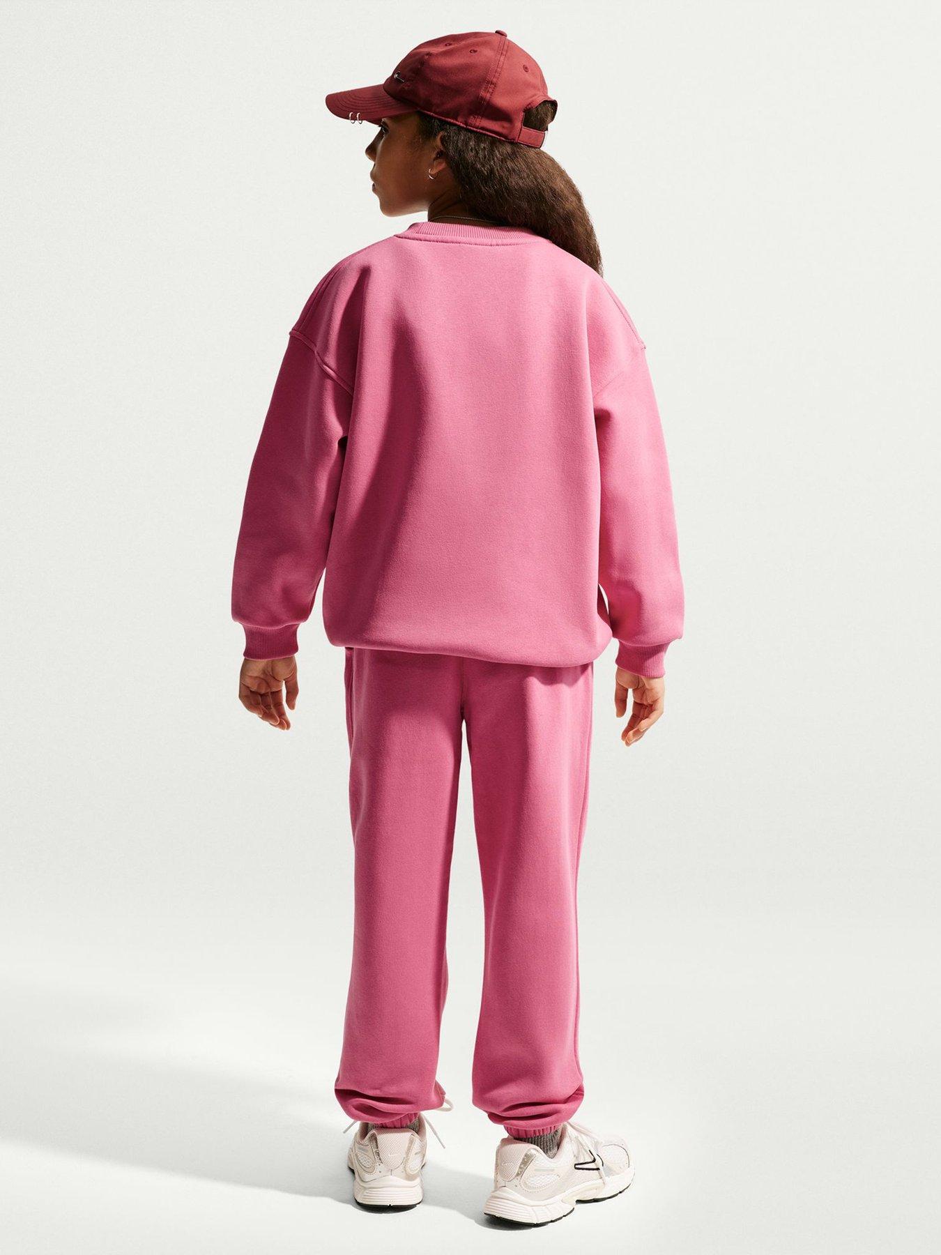 Image 2 of 5 of Nike Big Kids Sportswear Club Oversized Sweatshirt - Red