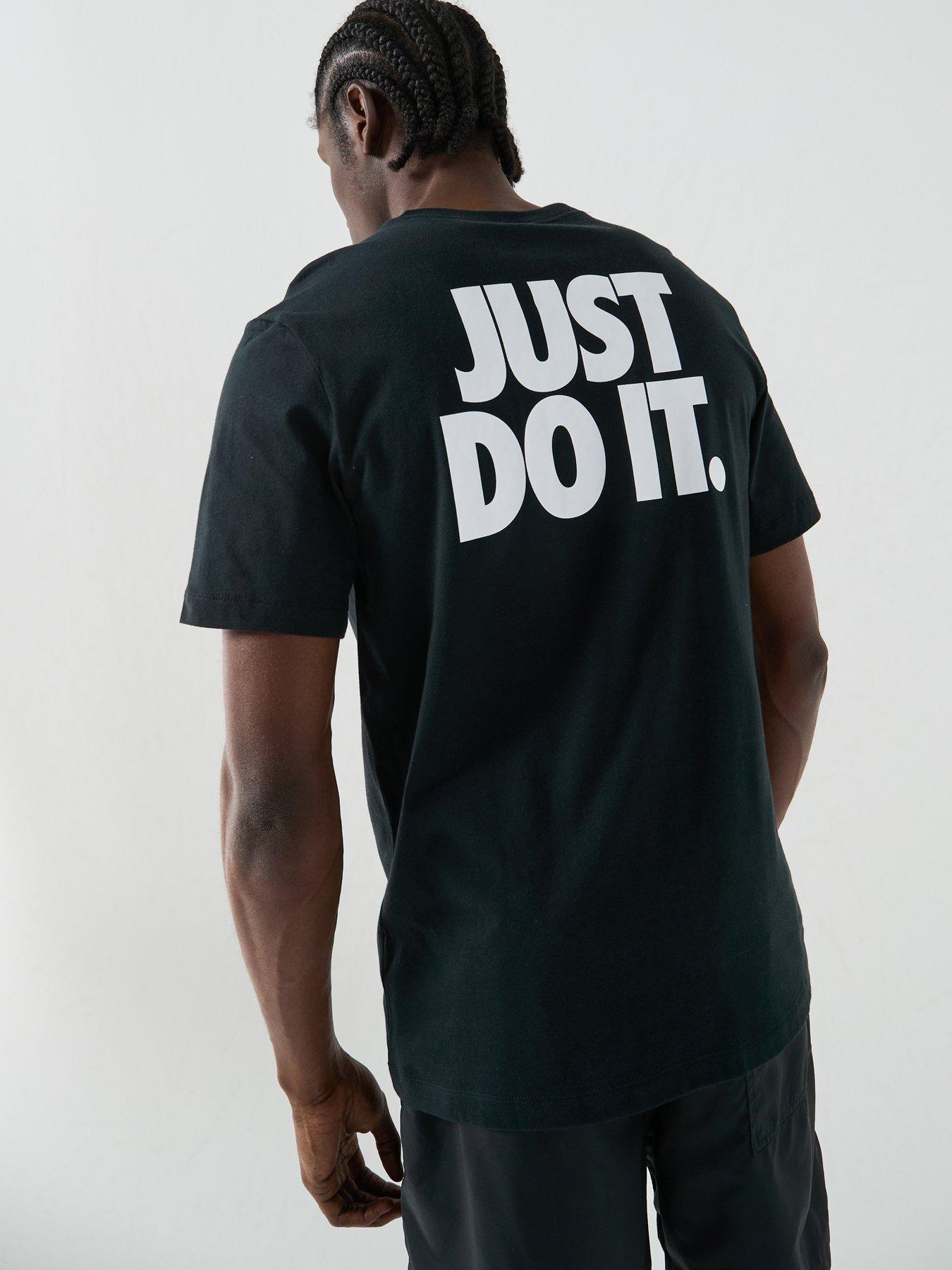 Image 2 of 6 of Nike Mens Sportswear Just Do It T-Shirt - Black