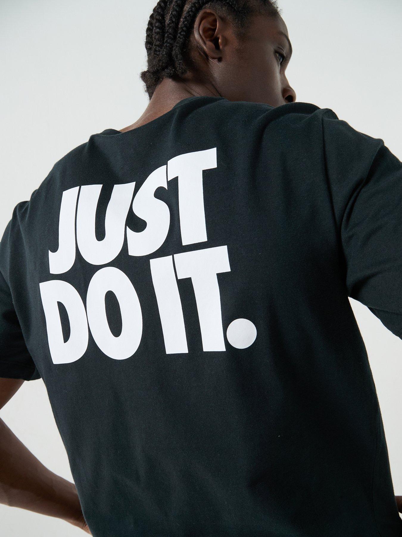 Image 5 of 6 of Nike Mens Sportswear Just Do It T-Shirt - Black