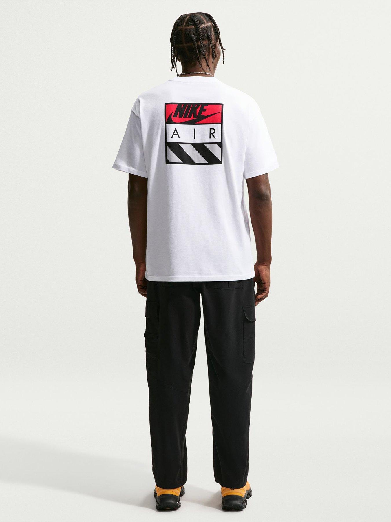 Image 4 of 5 of Nike Mens Sportswear Air Box T-Shirt - White