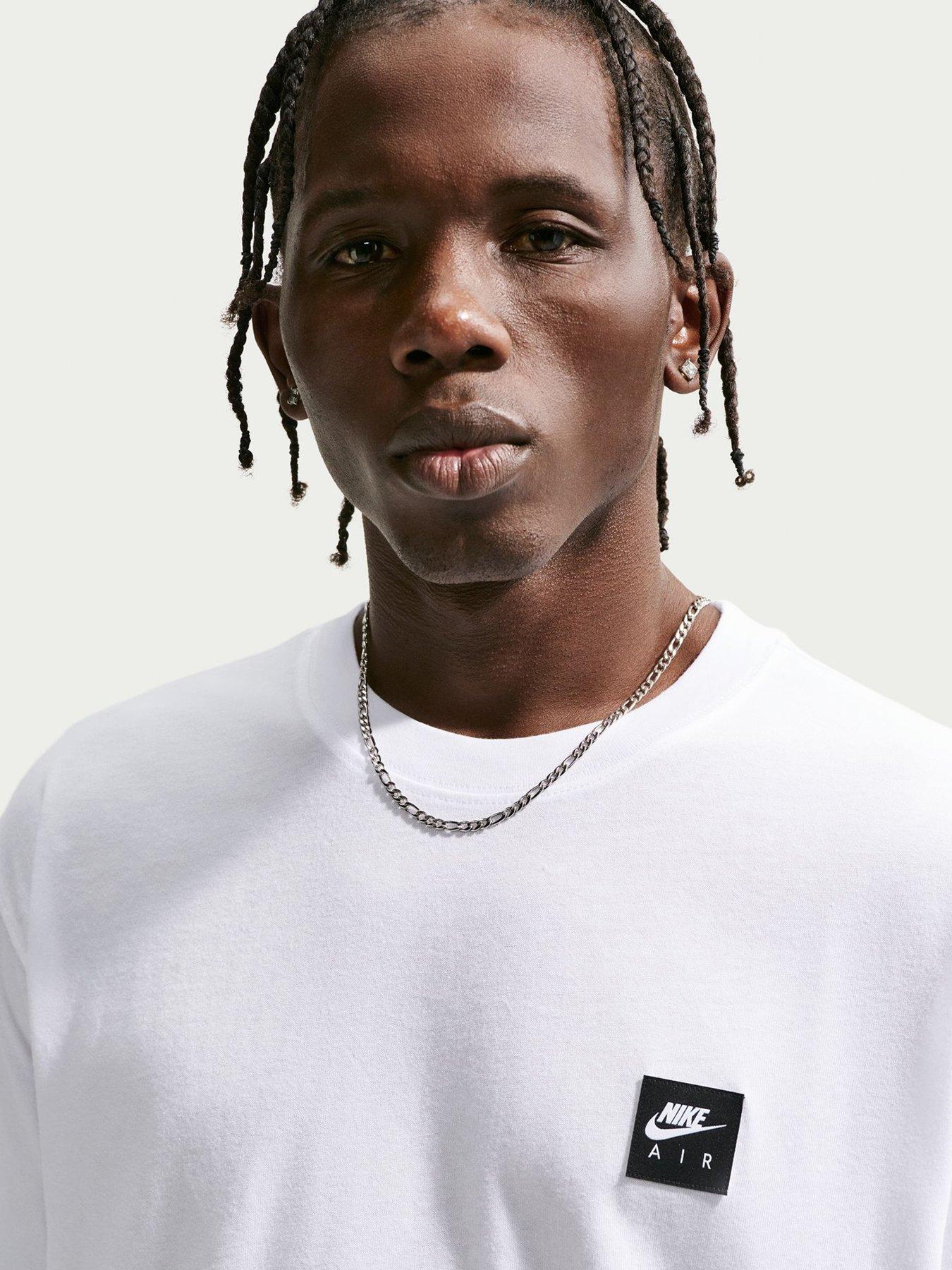 Image 5 of 5 of Nike Mens Sportswear Air Box T-Shirt - White