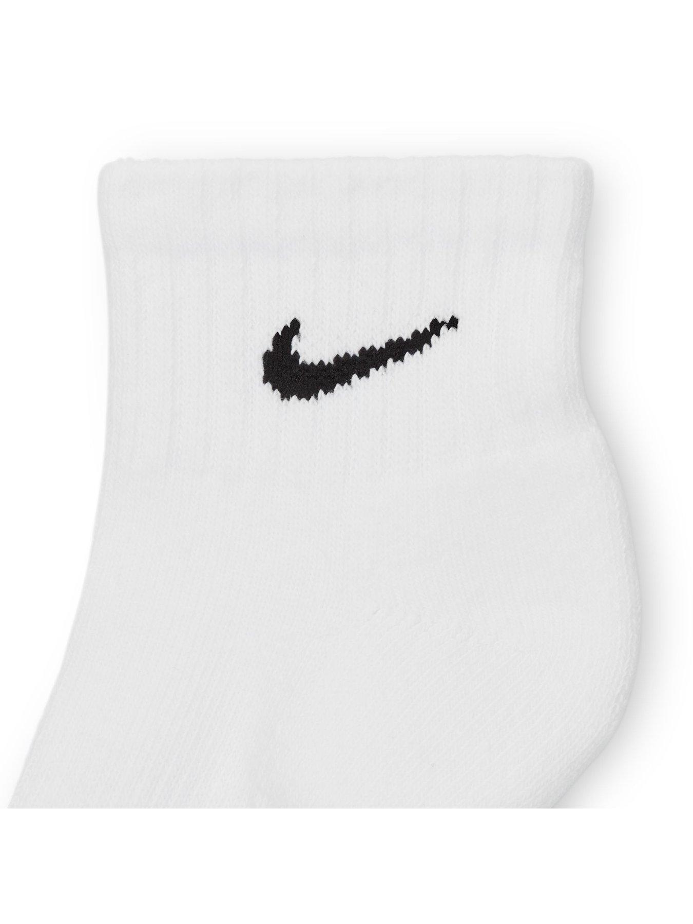  image of nike-kids-everyday-cushioned-ankle-socks-6-pack-white