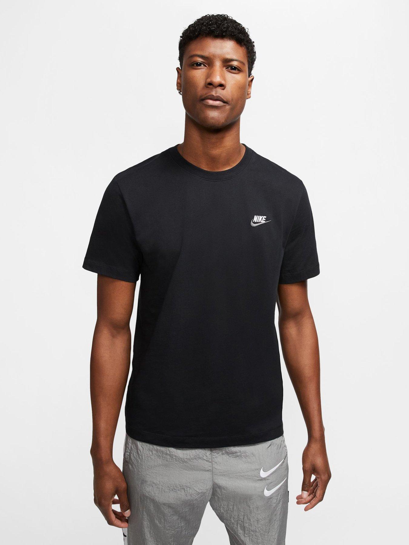 Nike Mens Club T- Shirt - Black