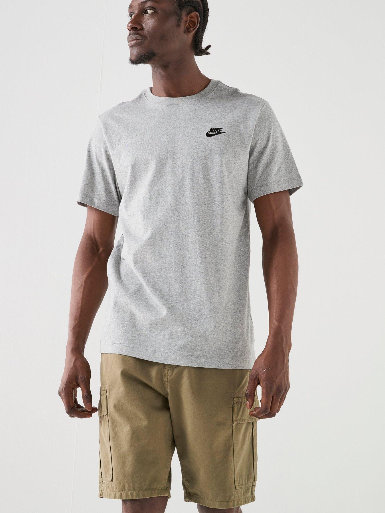 Nike Mens Sportswear Club T-Shirt - Grey