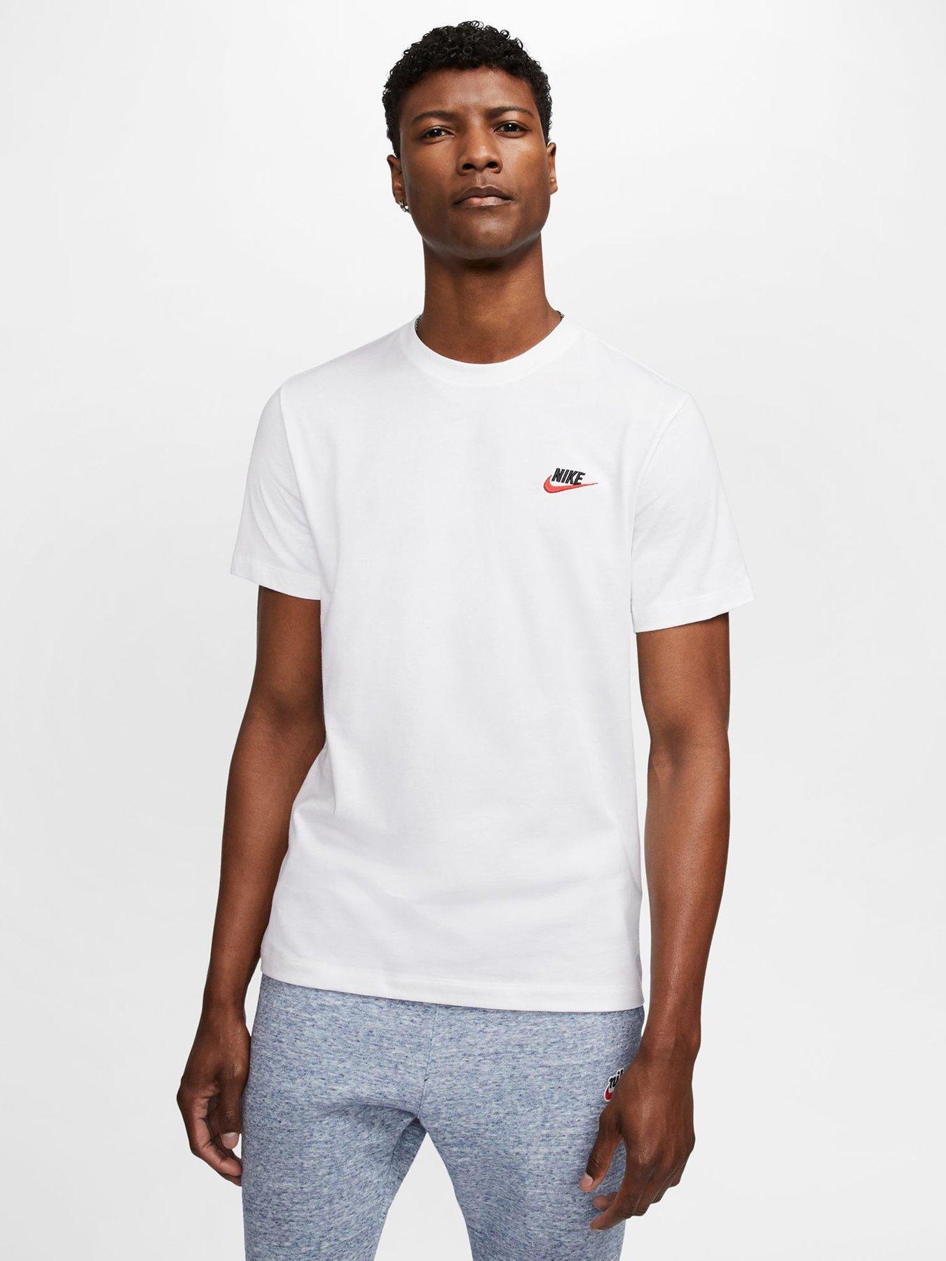 Nike Mens Sportswear Club T-Shirt - White