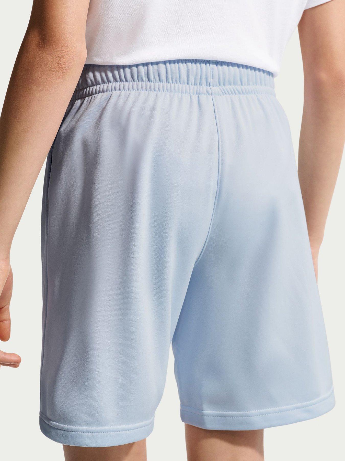Image 4 of 7 of Nike Older&nbsp;Kids Sportswear Shorts Tracksuit&nbsp;- Blue