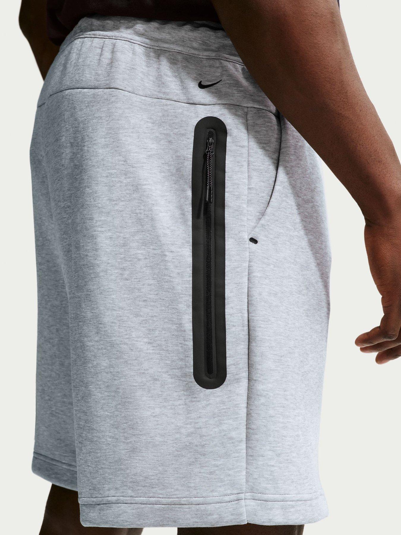  image of nike-mens-tech-fleece-shorts-grey