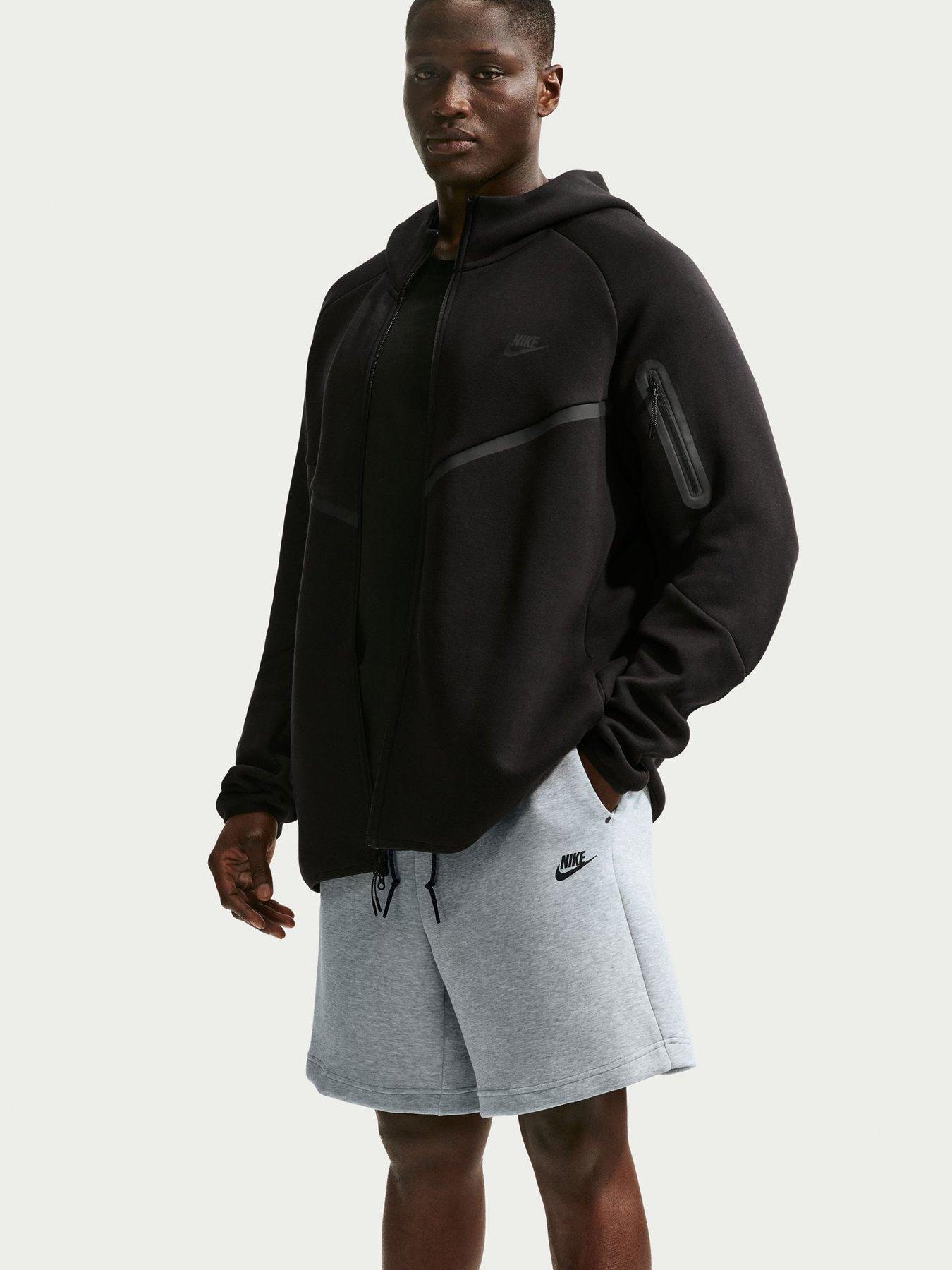  image of nike-mens-tech-fleece-shorts-grey