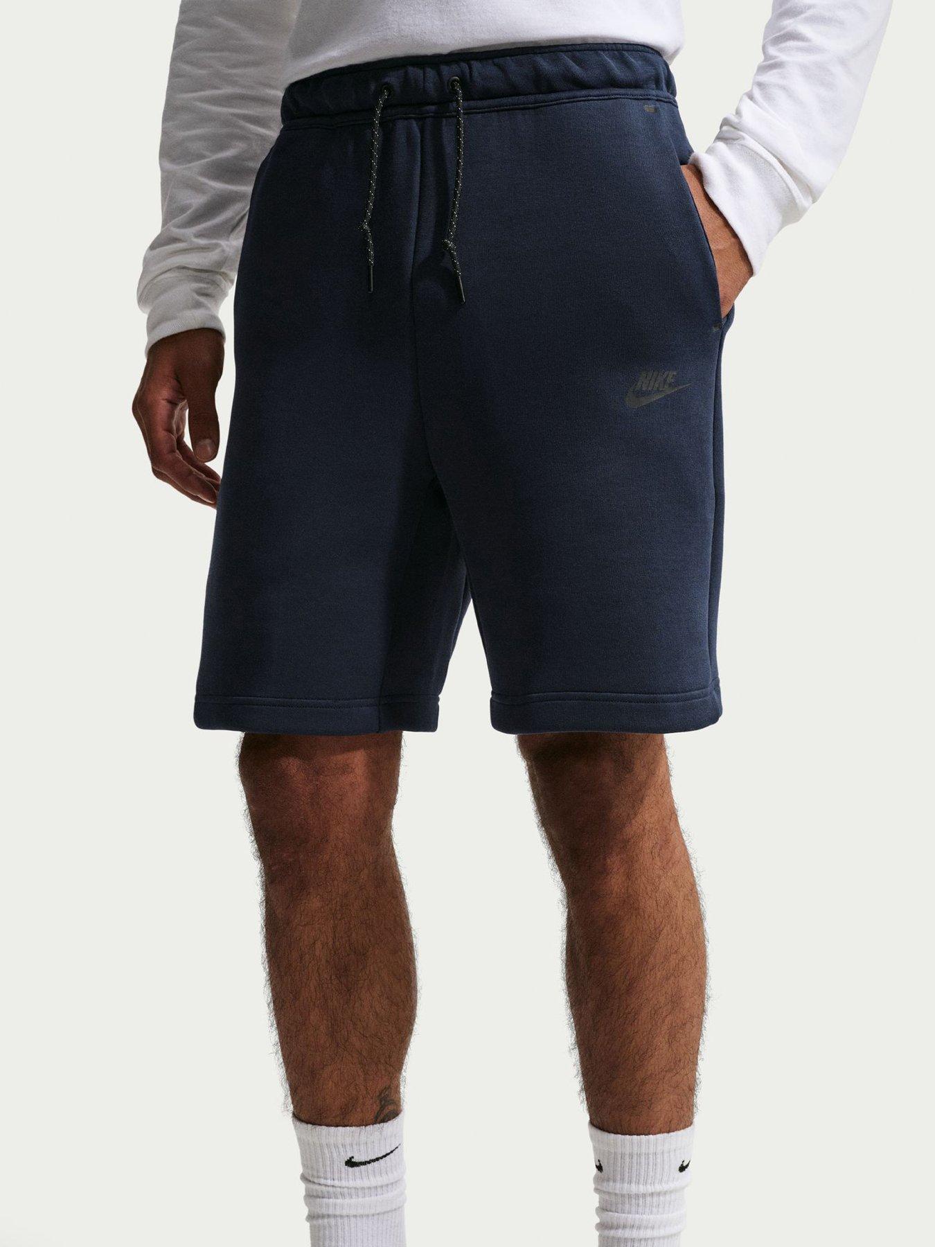  image of nike-mens-tech-fleece-shorts-navy