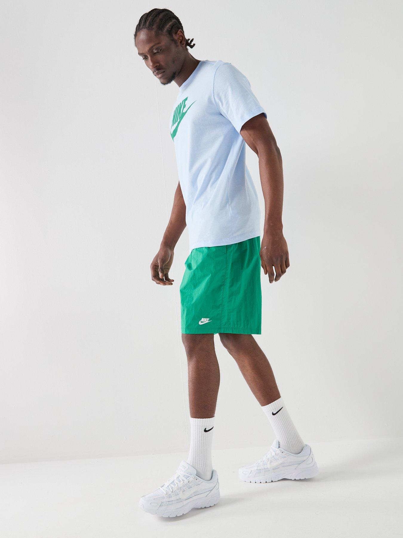 Image 3 of 7 of Nike Mens Club Sport Shorts - Green