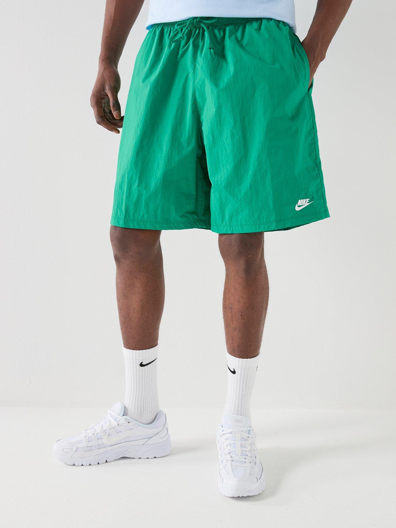 Image 4 of 7 of Nike Mens Club Sport Shorts - Green