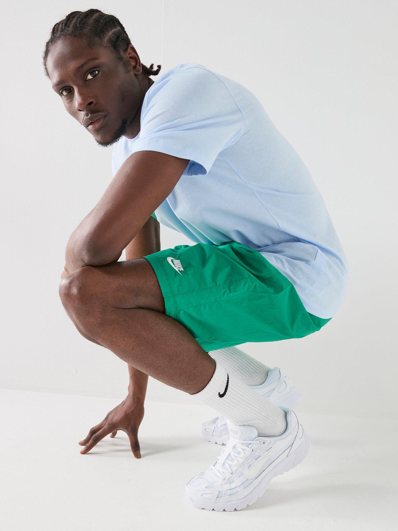 Image 6 of 7 of Nike Mens Club Sport Shorts - Green