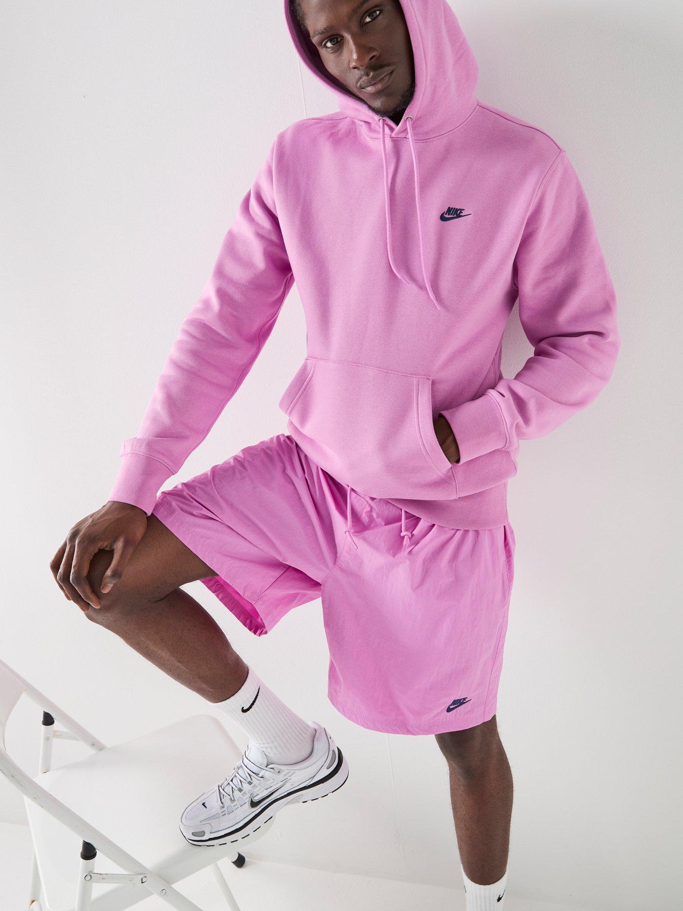 Image 4 of 7 of Nike Mens Club Sport Shorts - Pink