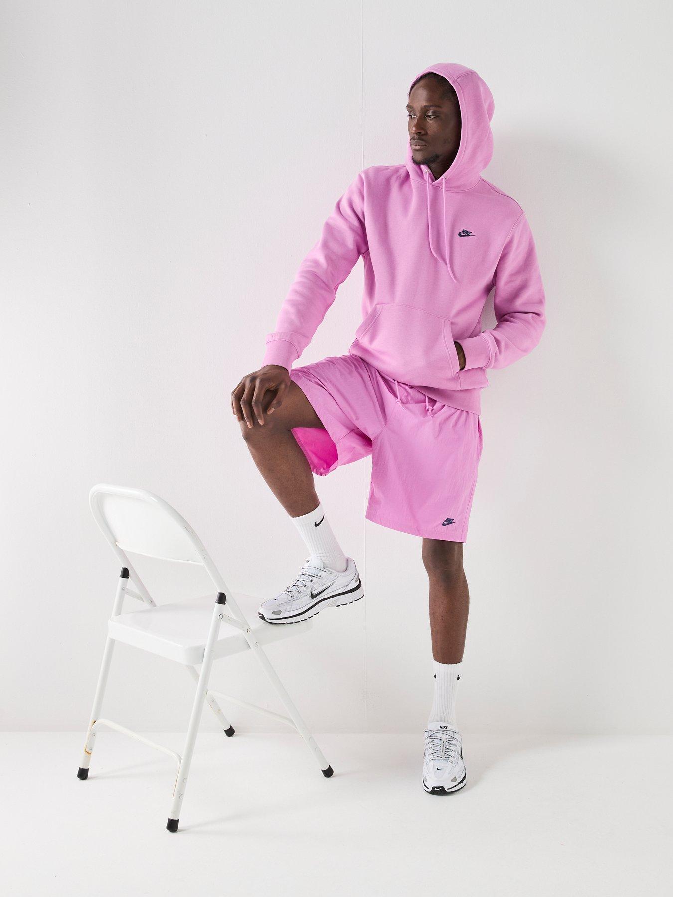 Image 6 of 7 of Nike Mens Club Sport Shorts - Pink