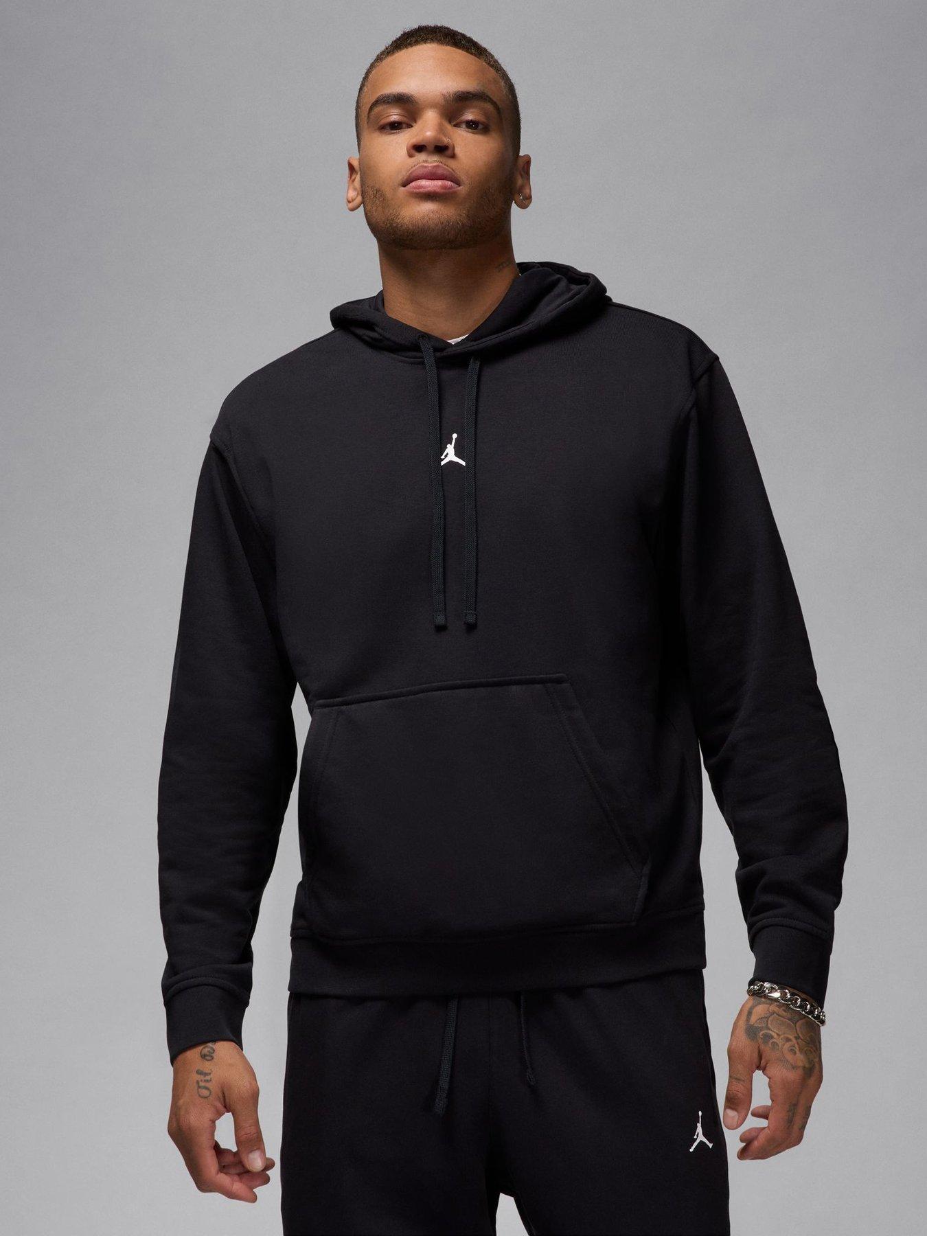 Jordan Nike Mens Dri-FIT Sport Pullover Hoodie - Black