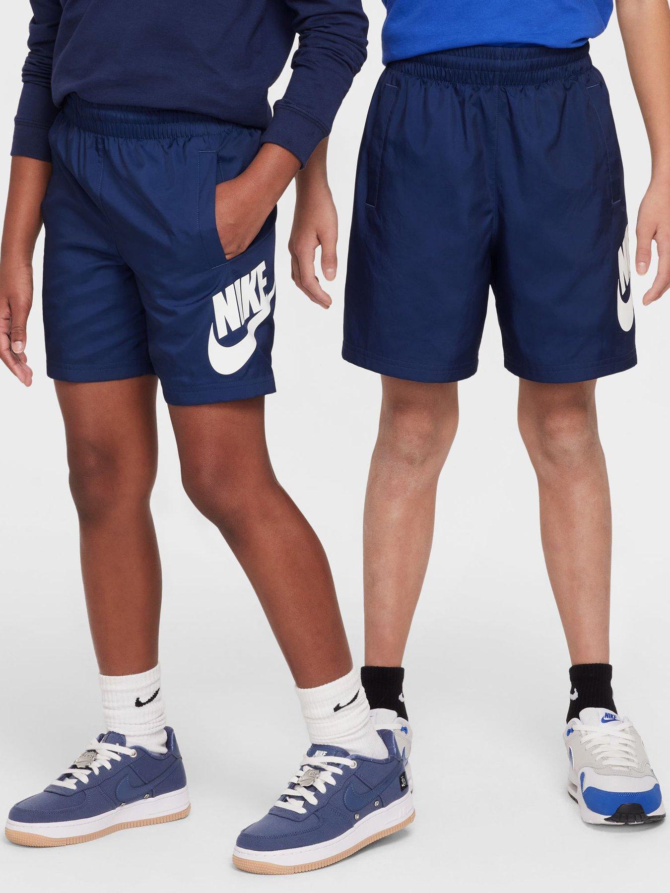 Nike Big Kids Sportswear Club Woven Shorts - Navy