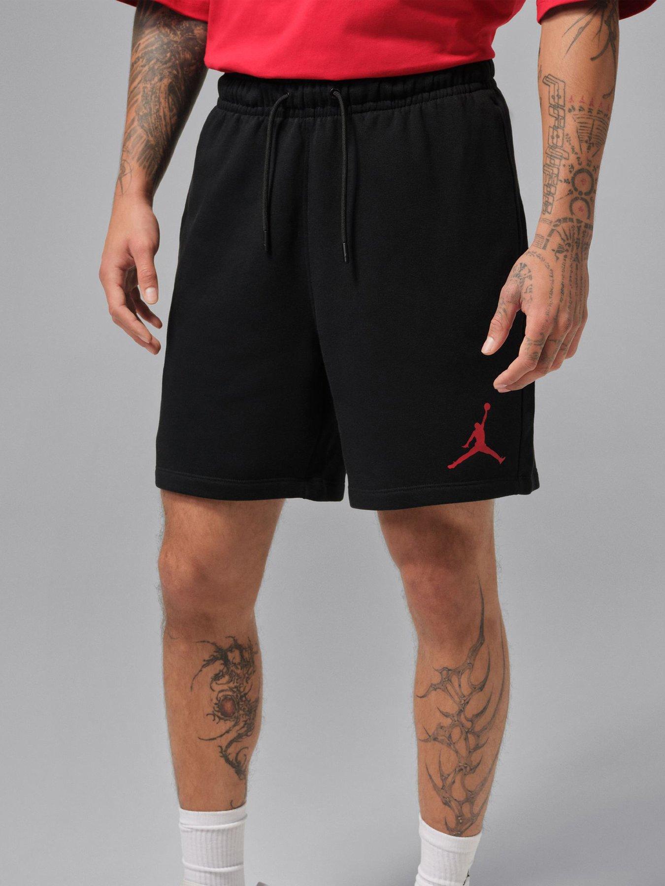Jordan Nike Mens Jumpman Fleece Shorts - Black