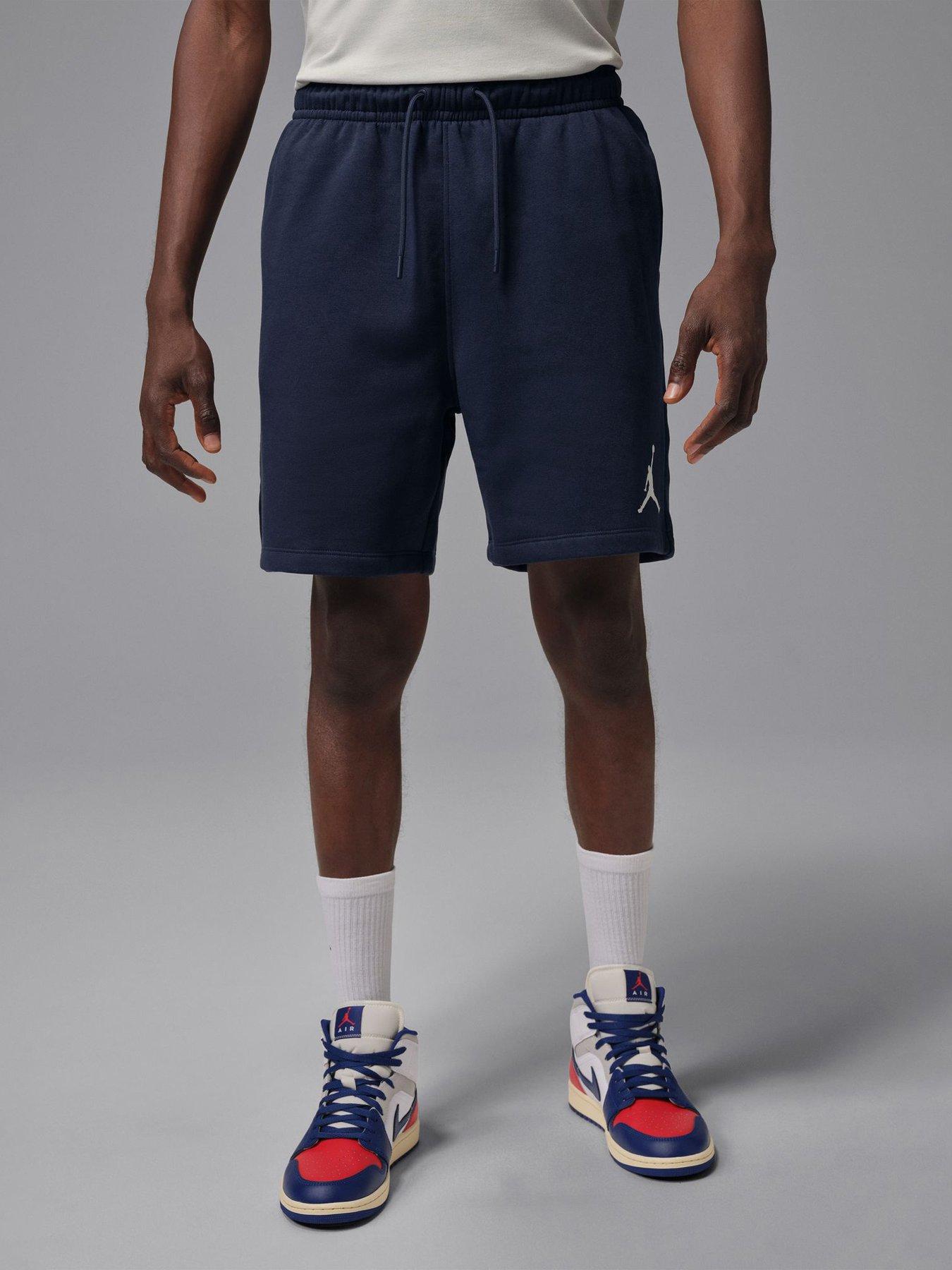 Jordan Nike Mens Jumpman Fleece Shorts - Blue