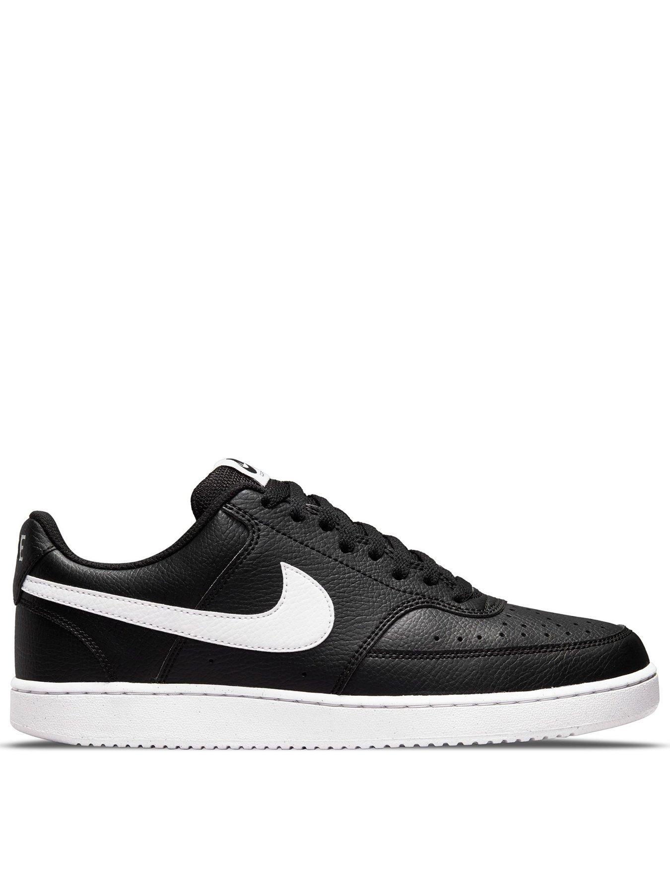 Nike Men's Court Vision Low Next Nature Trainers - Black